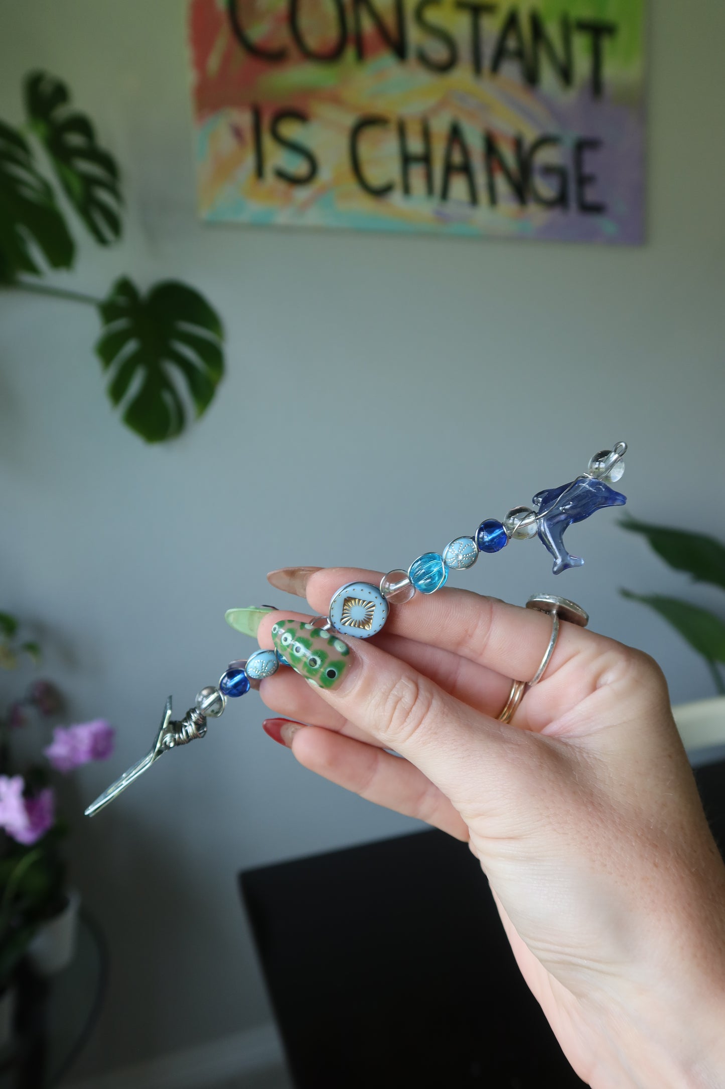 Beaded Animal Clips