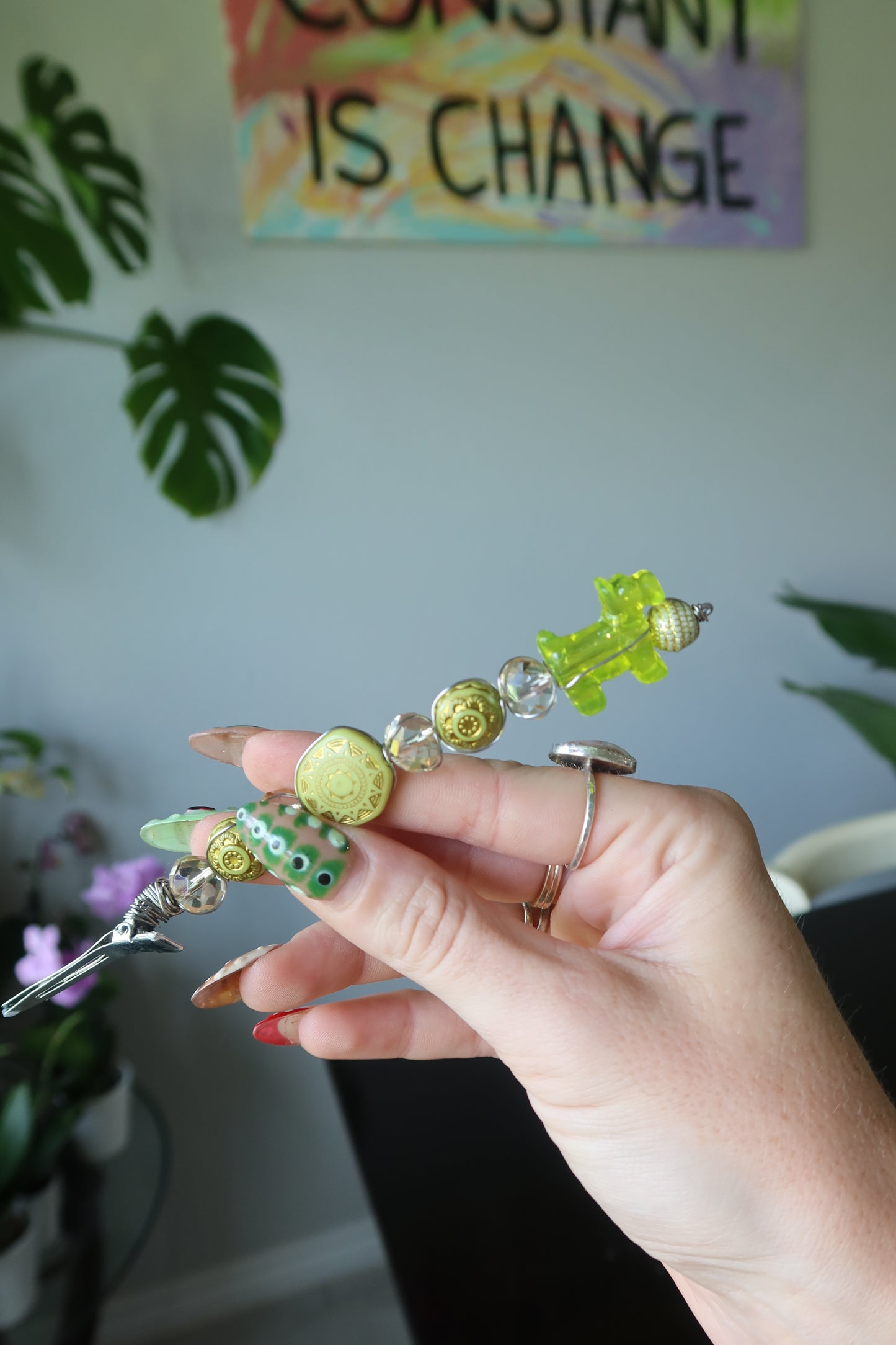 Beaded Animal Clips