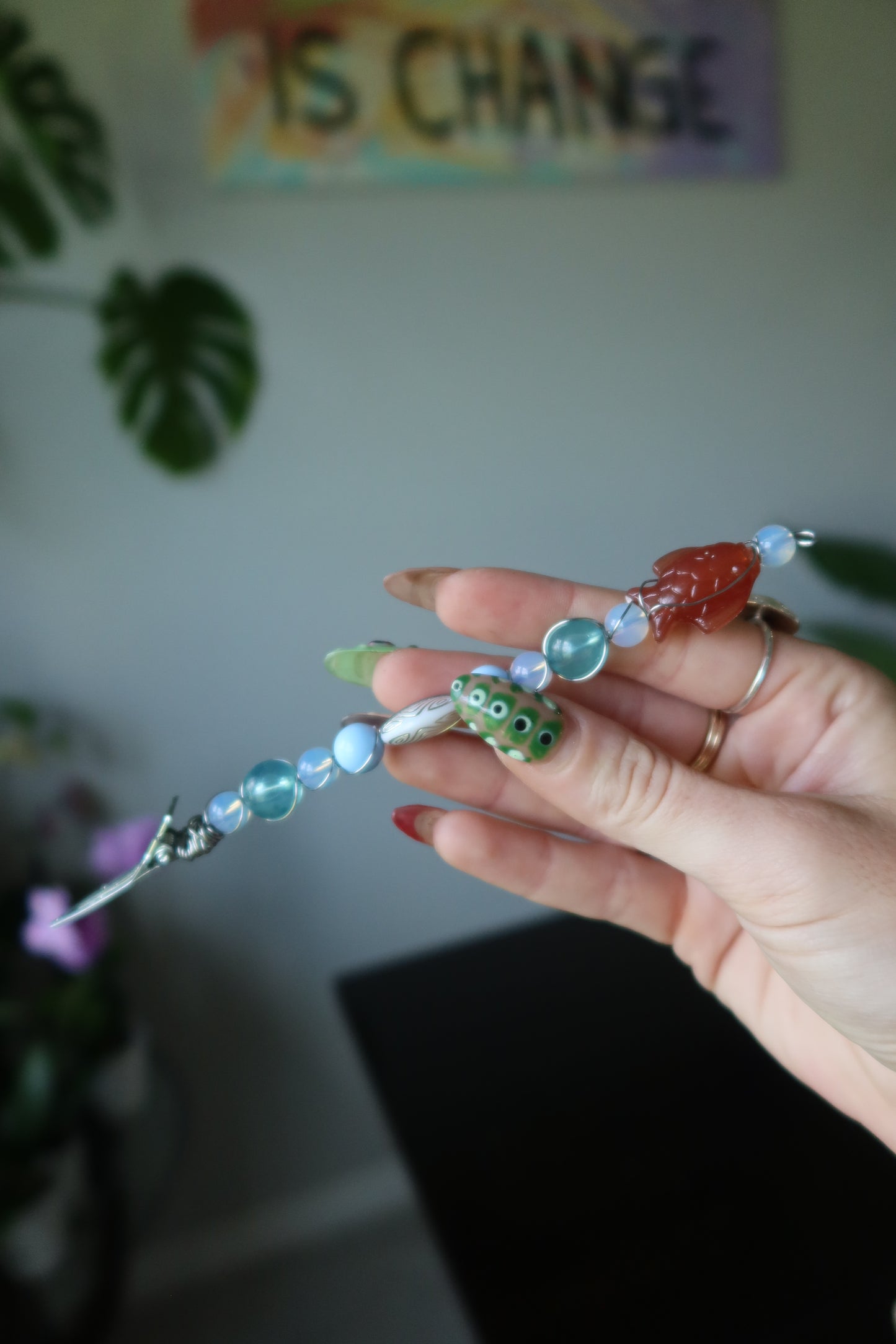 Beaded Animal Clips