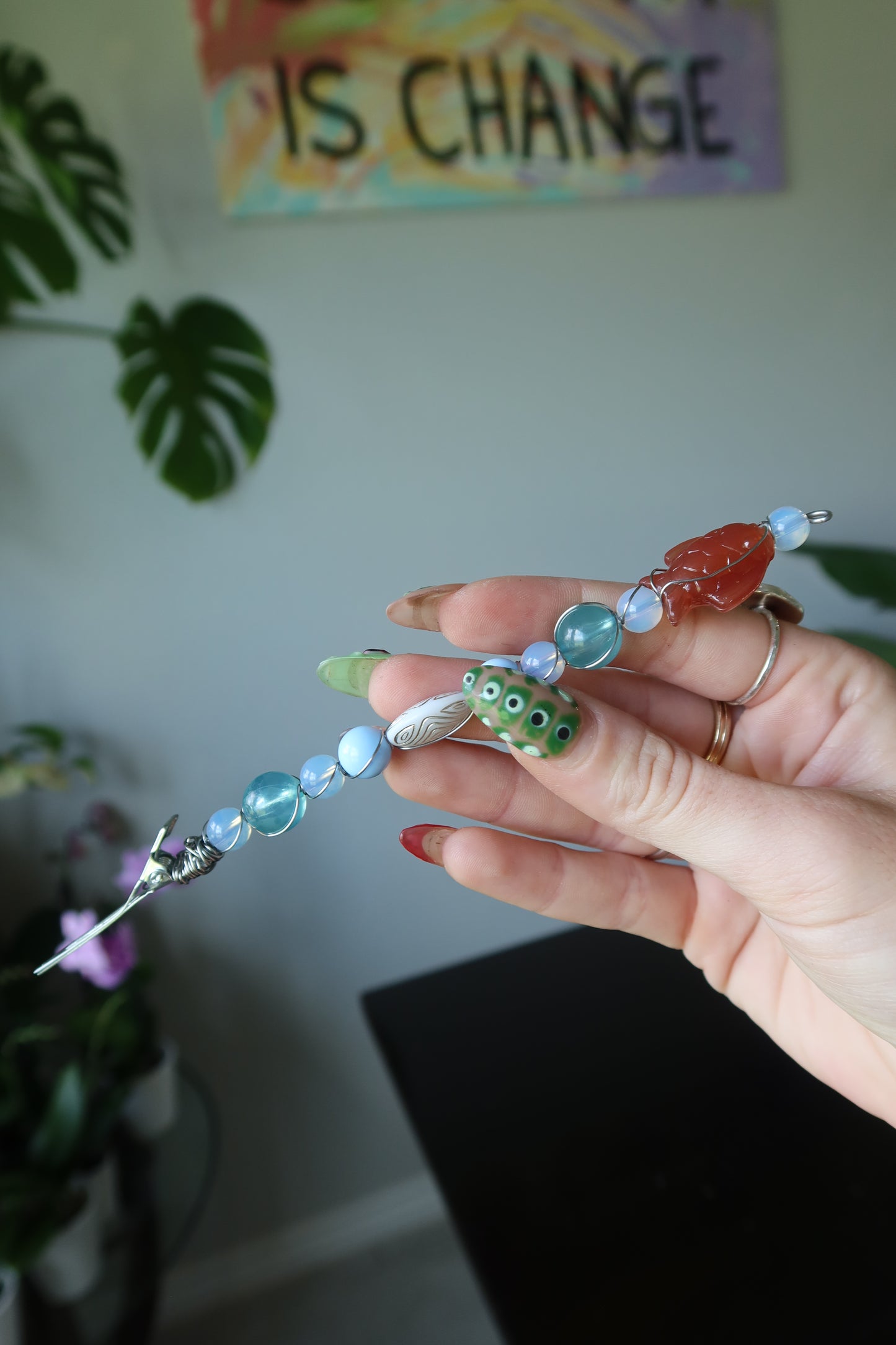 Beaded Animal Clips