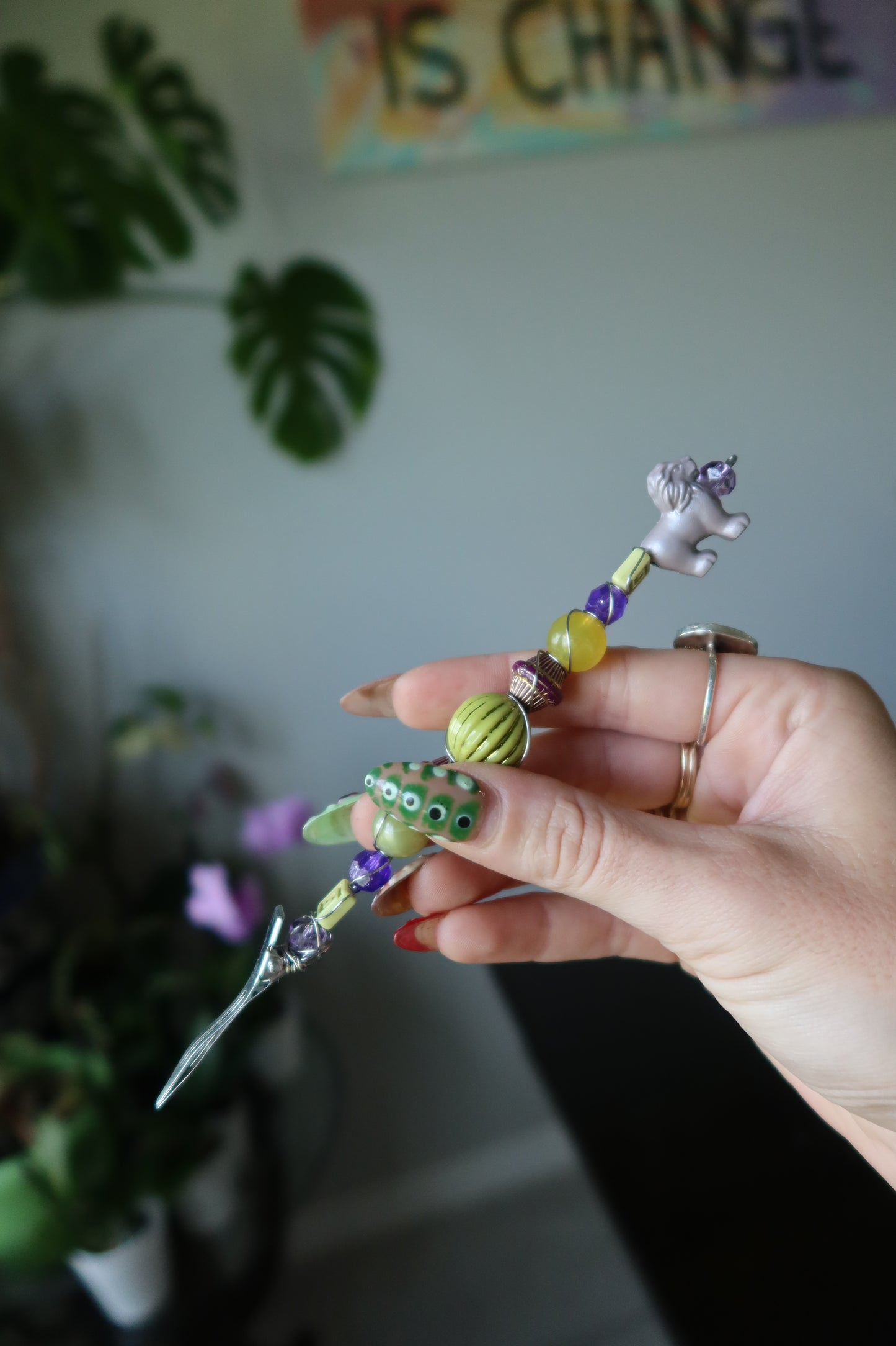 Beaded Animal Clips