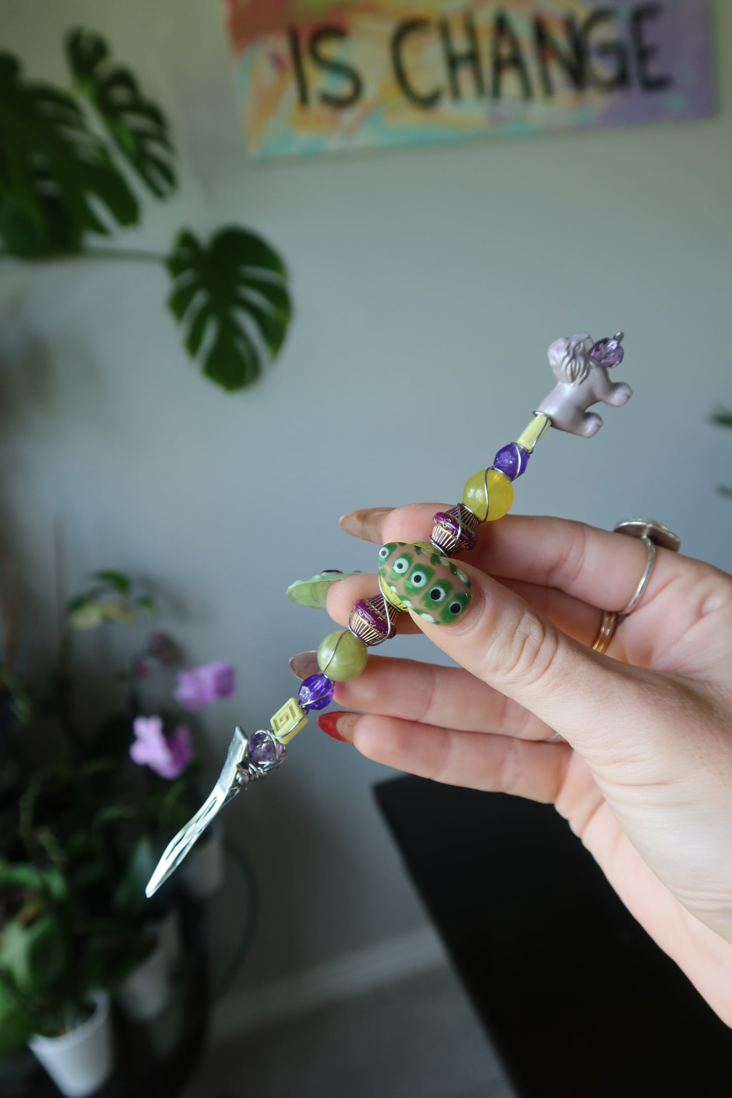 Beaded Animal Clips