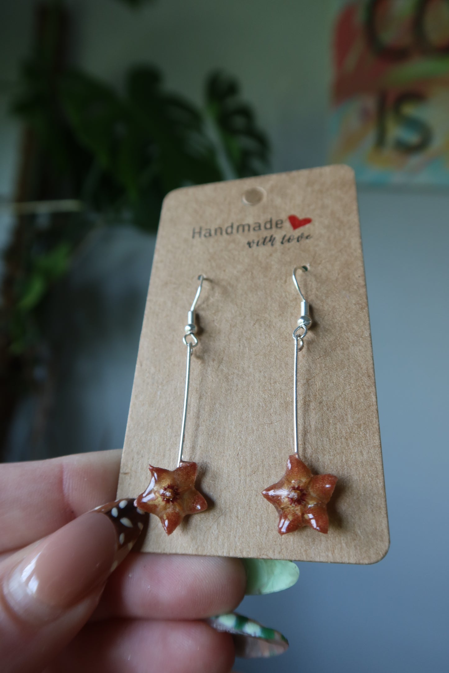 Hoya Magic Wand Earrings