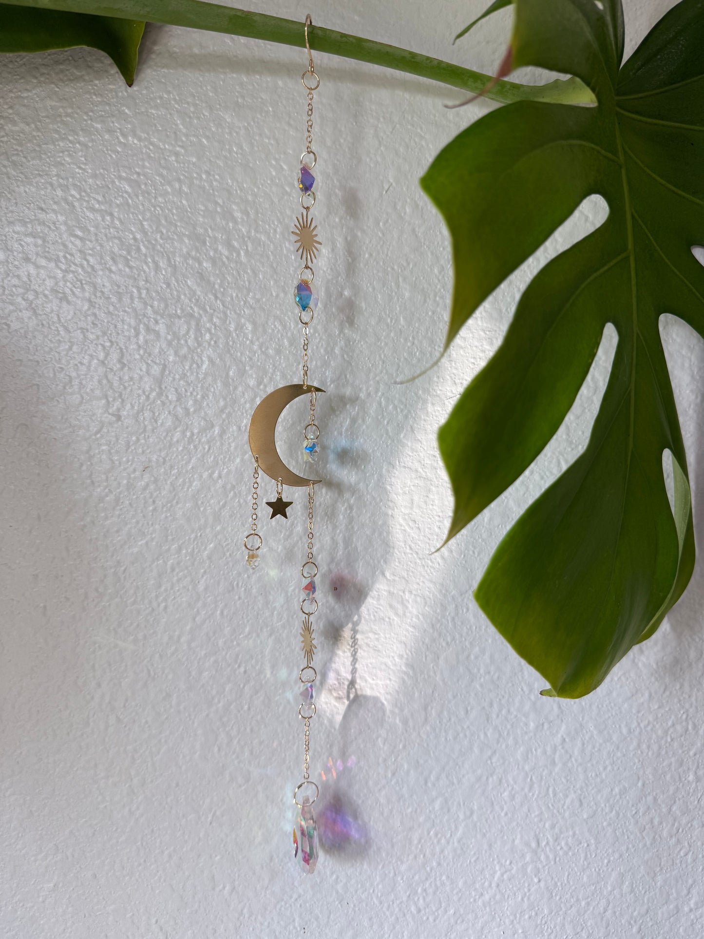 Golden Moon Suncatcher