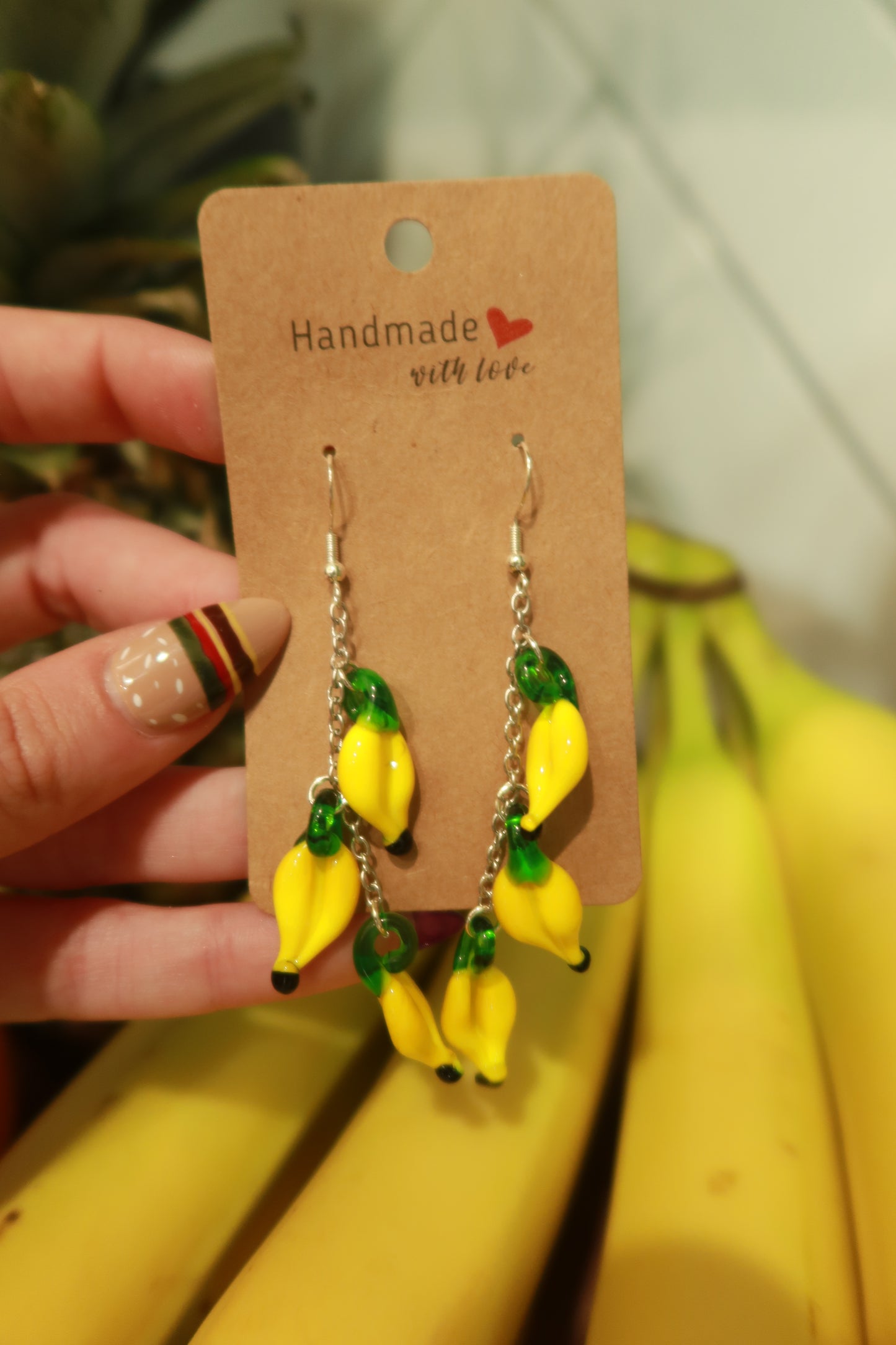 Banana Dangle Earrings – Snack Attack Collection