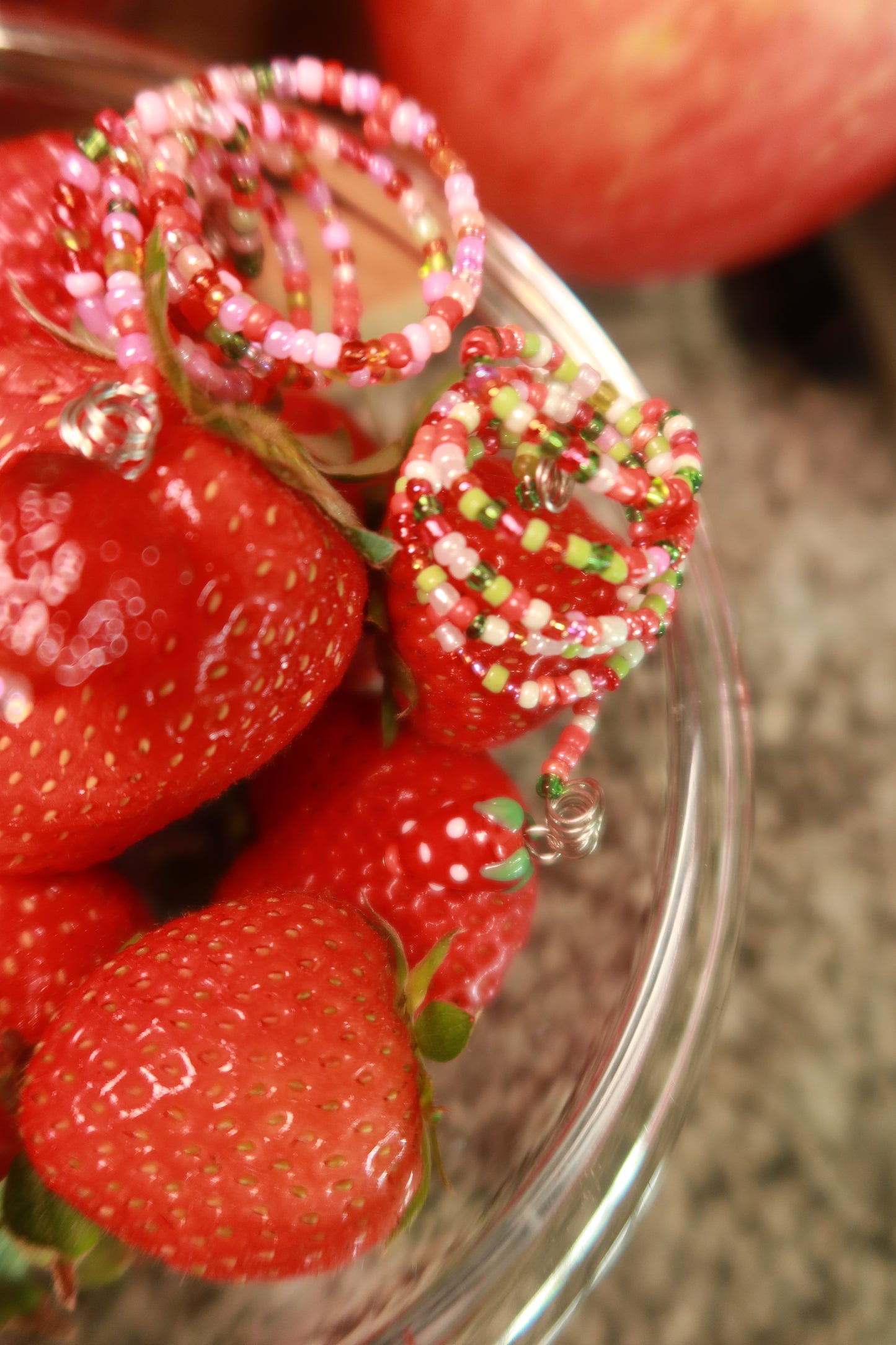 Fruity Plant Wraps with Glass Charms - Snack Attack Collection