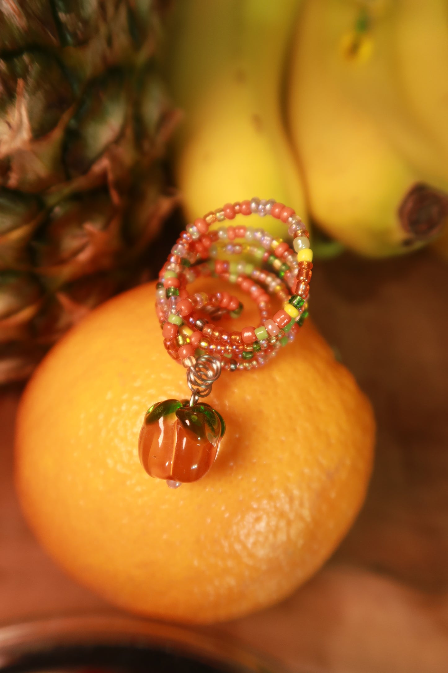 Fruity Plant Wraps with Glass Charms - Snack Attack Collection