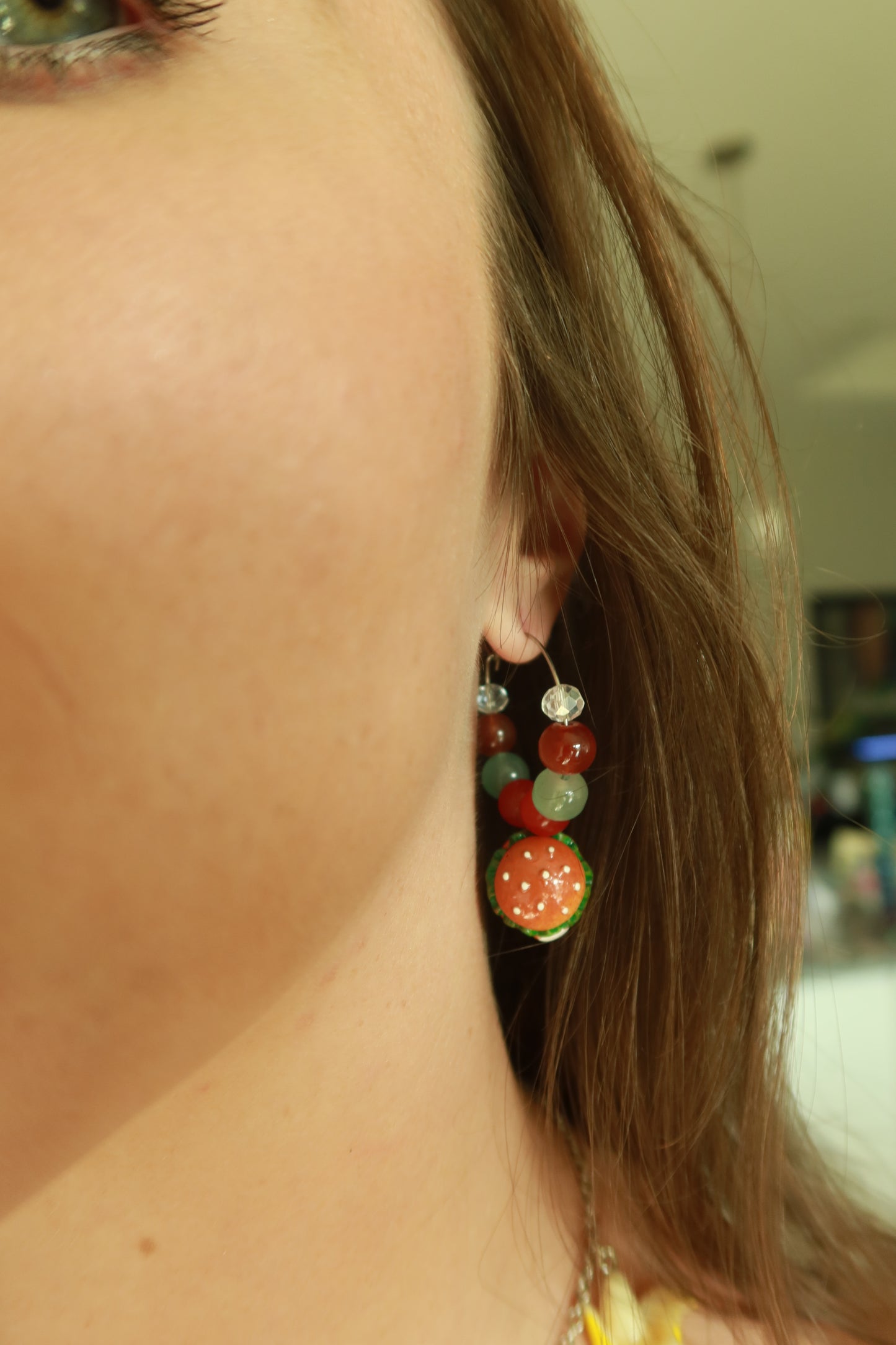 Hamburger Hoop Earrings – Snack Attack Collection