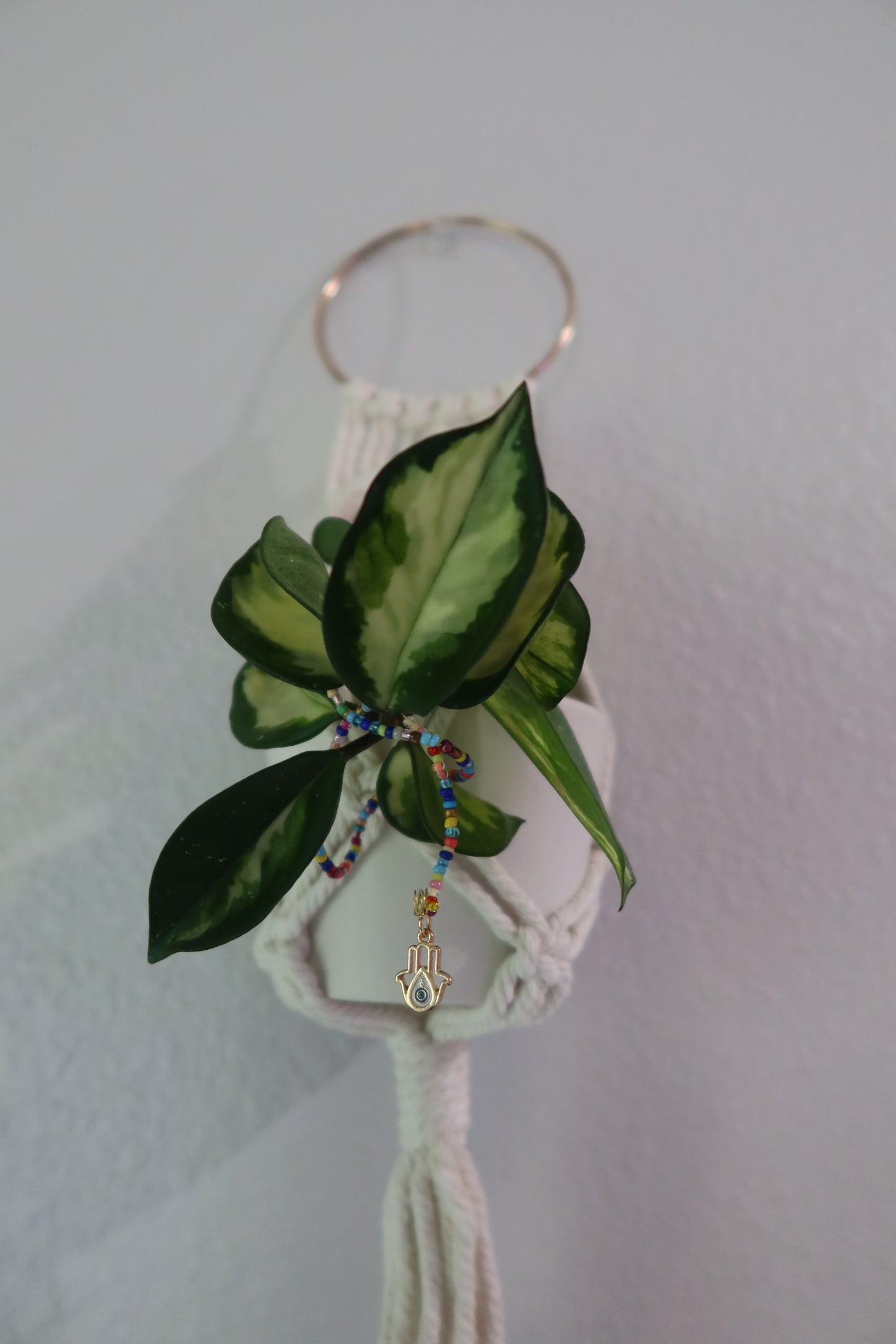 Gold & Rhinestone Evil Eye Plant Wrap - Evil Eye Collection