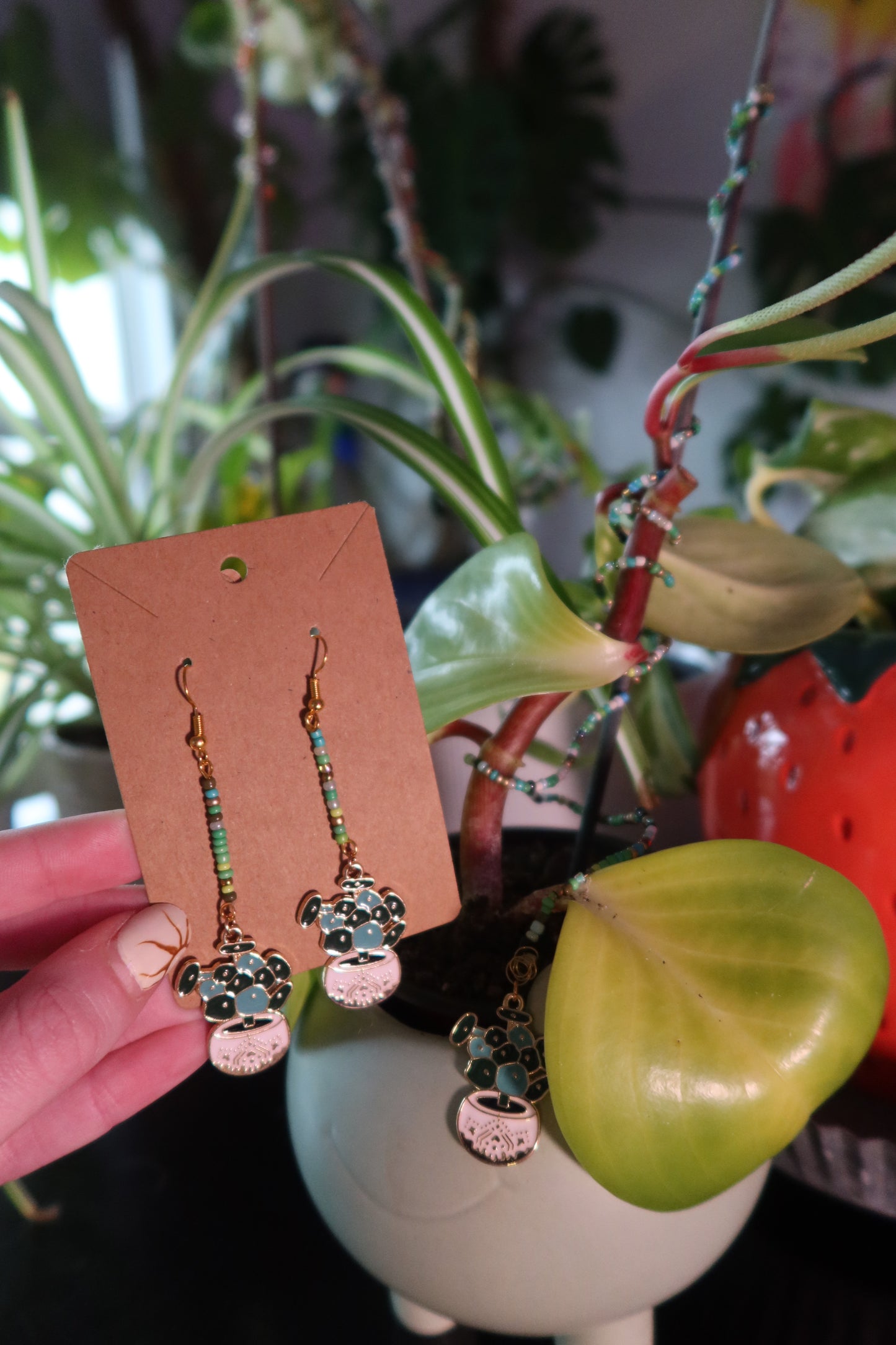 Peperomia Earrings