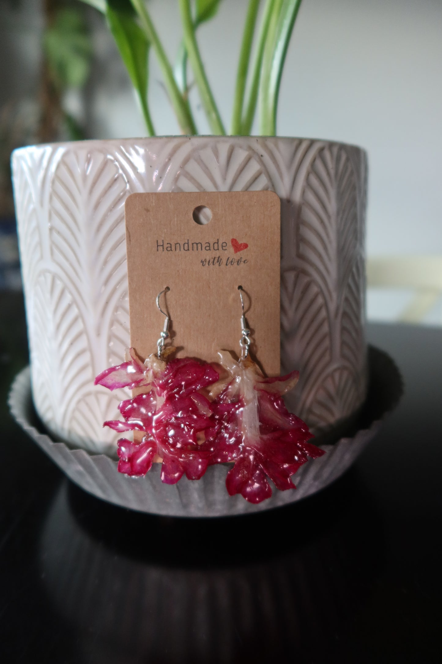 Thanksgiving Cactus Bloom Earrings - Cupid's Collection