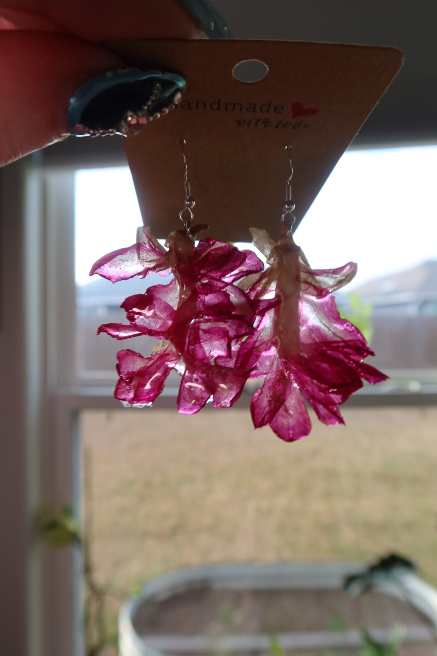 Thanksgiving Cactus Bloom Earrings - Cupid's Collection
