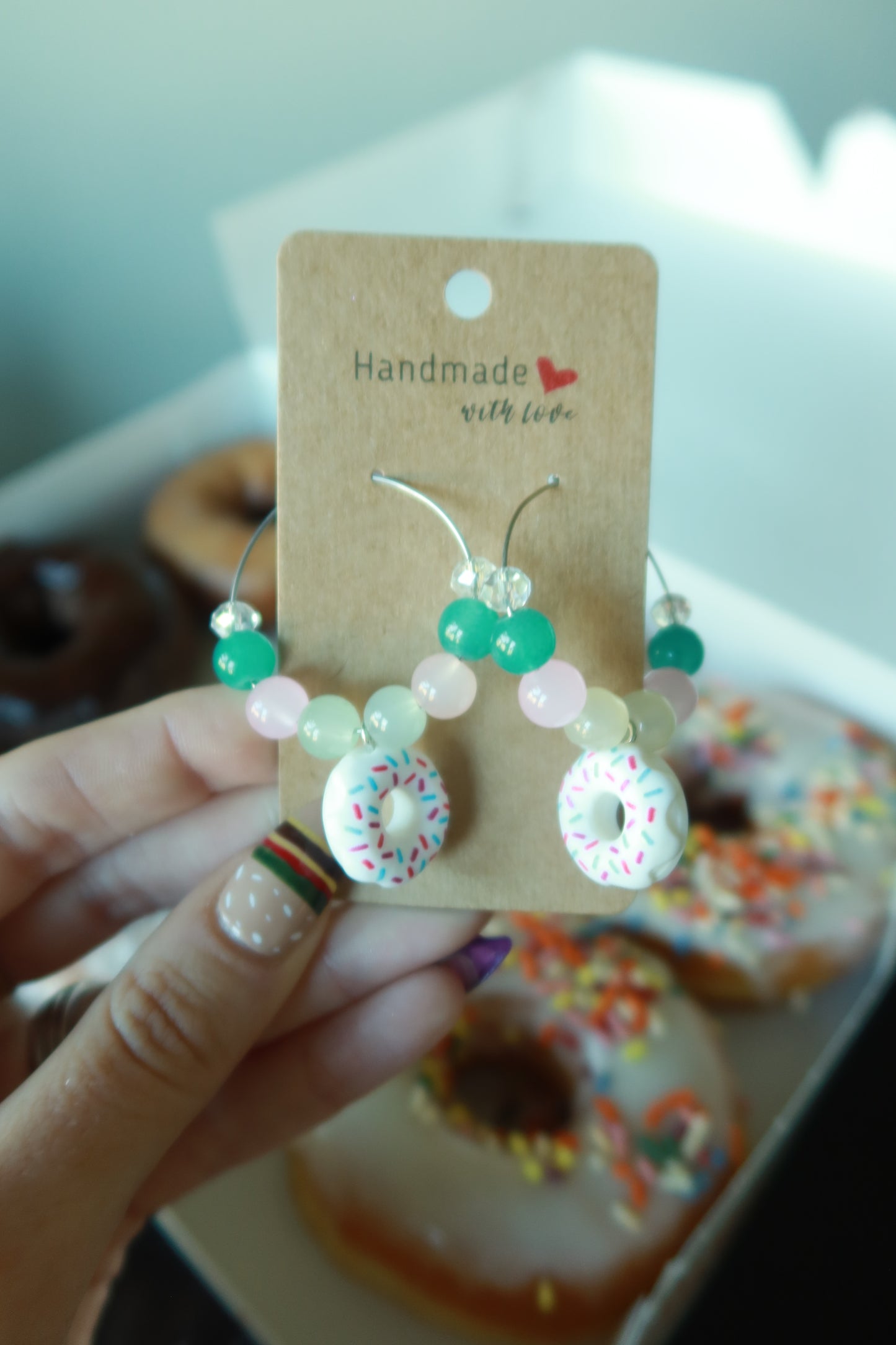 Doughnut Hoop Earrings – Snack Attack Collection