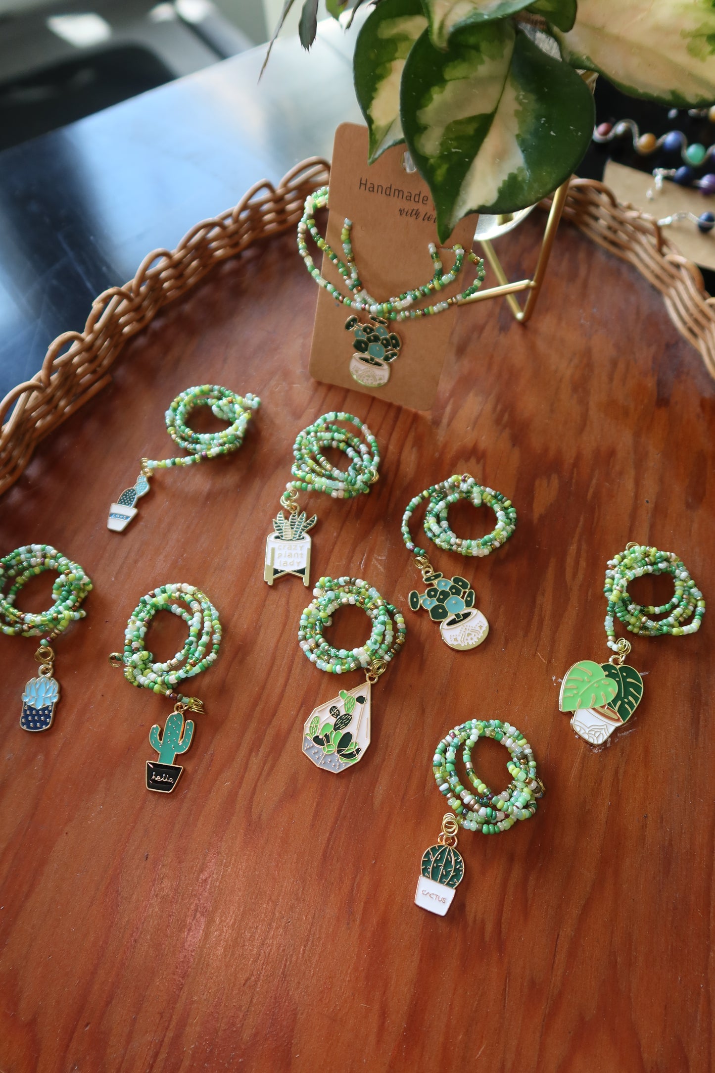 Peperomia Necklace - House Plant Lover Collection