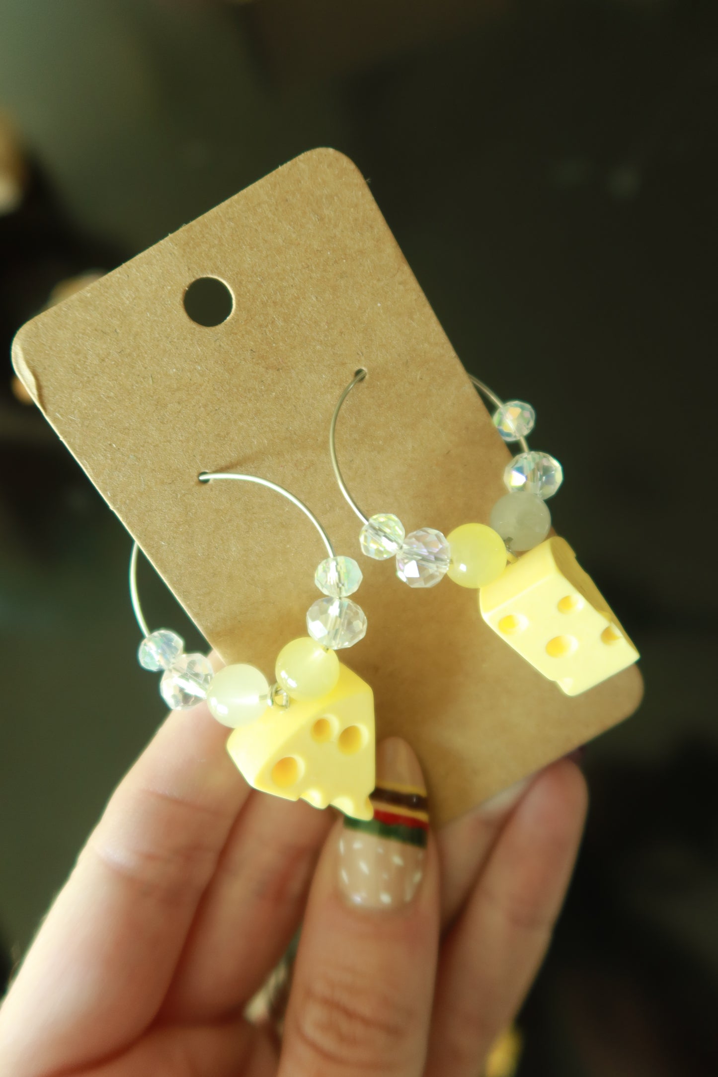 Cheese Hoop Earrings – Snack Attack Collection