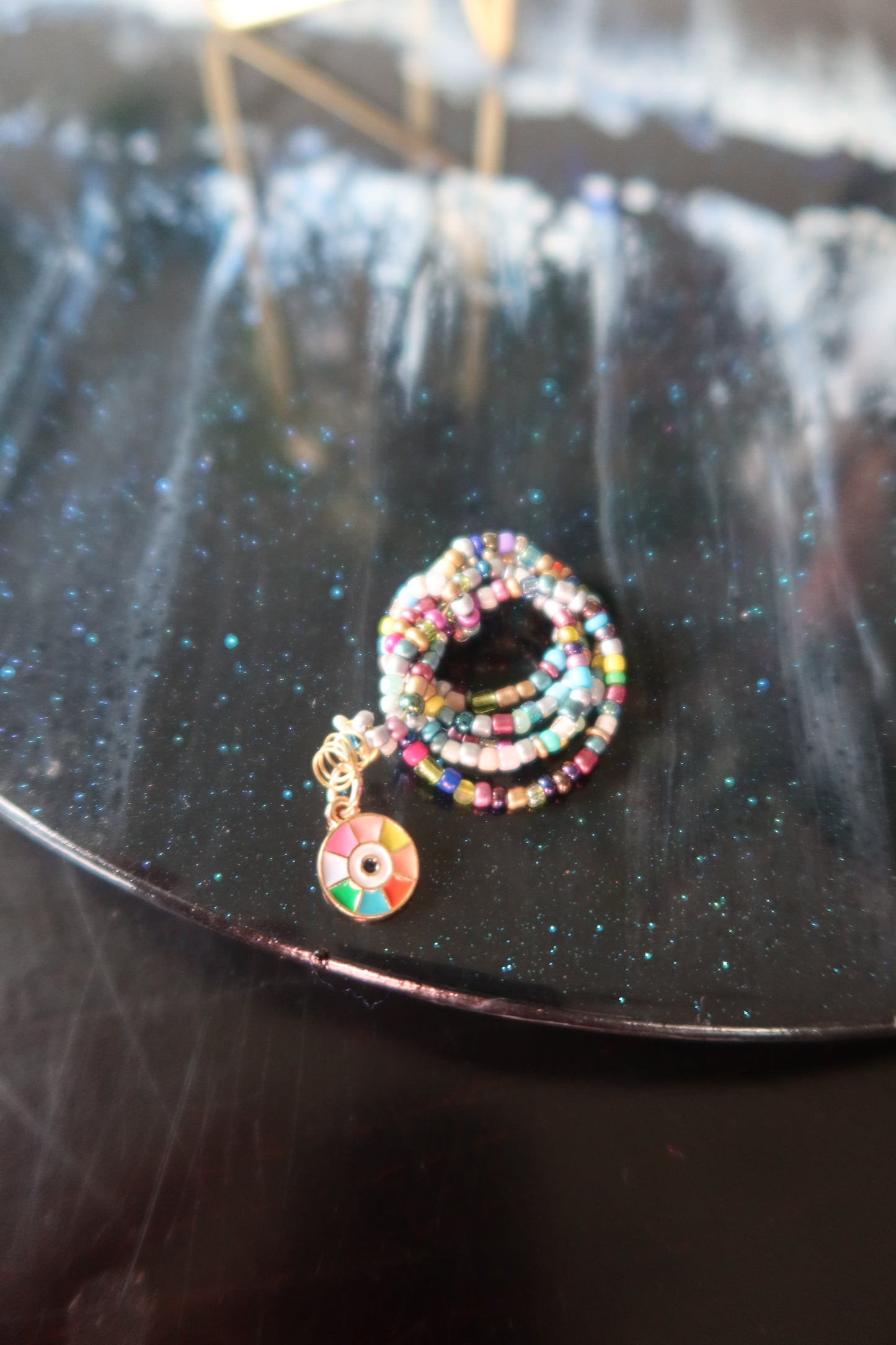 Rainbow Evil Eye Plant Wrap - Evil Eye Collection