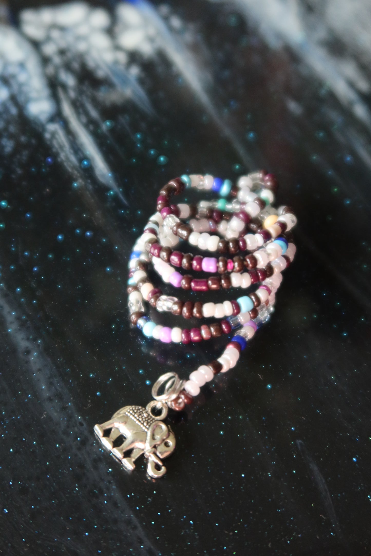 Silver Elephant Plant Wrap 5/5 - Animal Collection