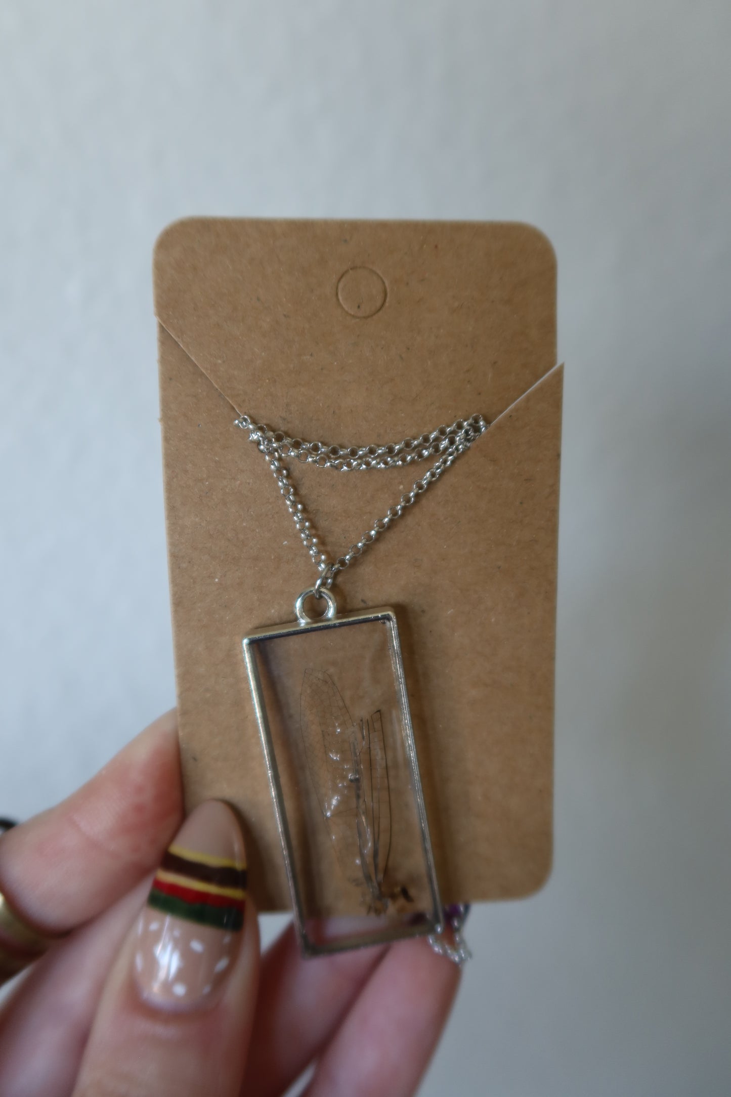 Real Dragonfly Wing Necklace - Ethically Sourced