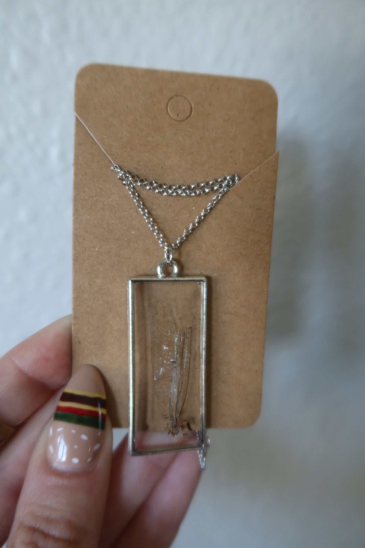 Real Dragonfly Wing Necklace - Ethically Sourced