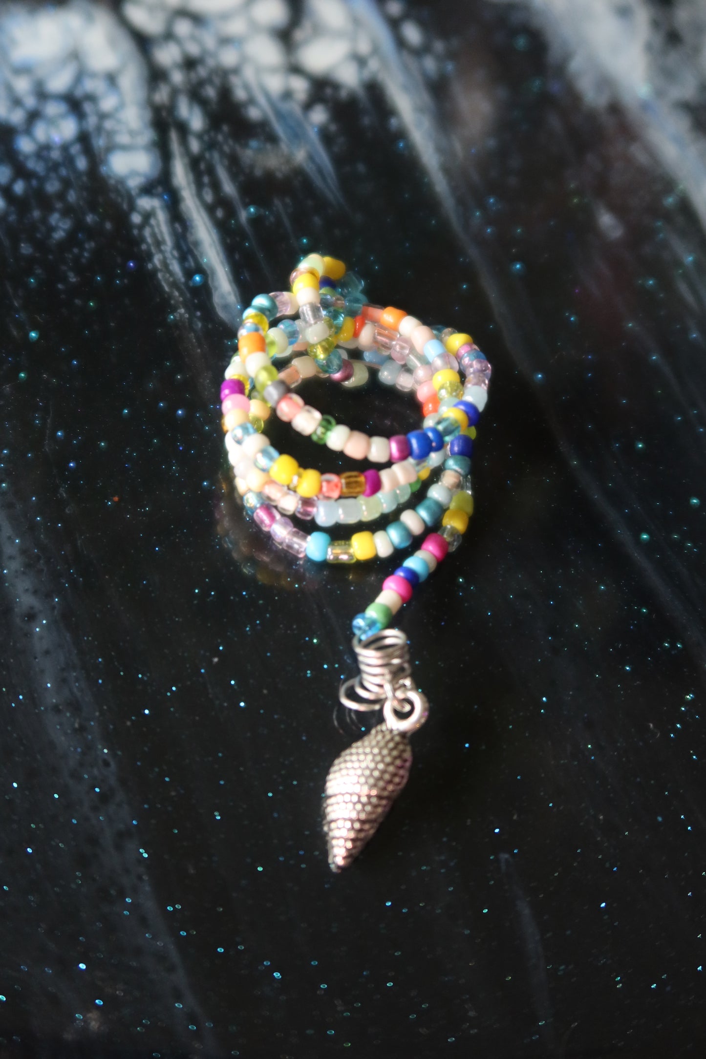 Spotted Spiral Shell Plant Wrap - Under the Sea Collection