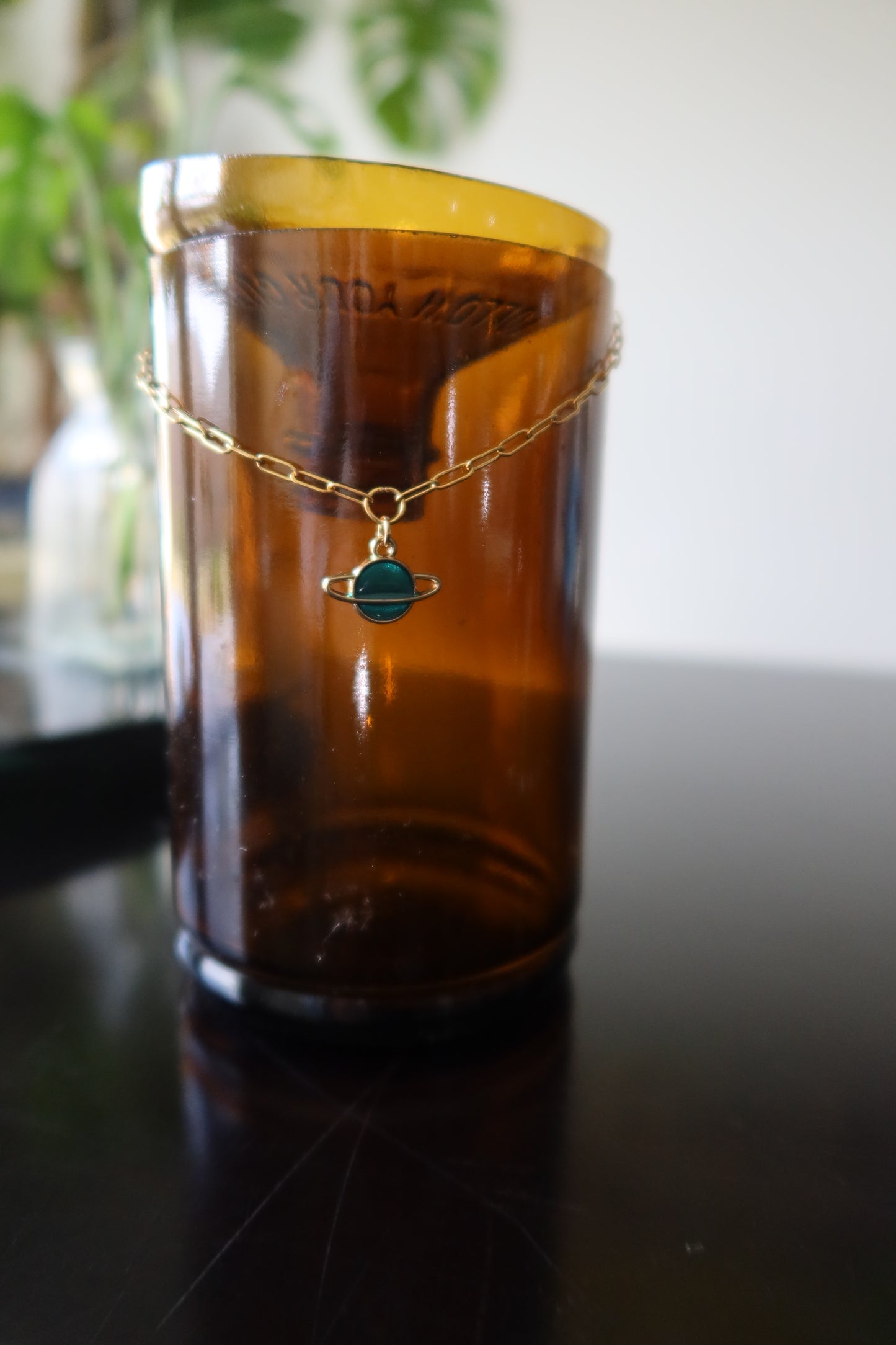 Gold Saturn Plant Propagation Vase