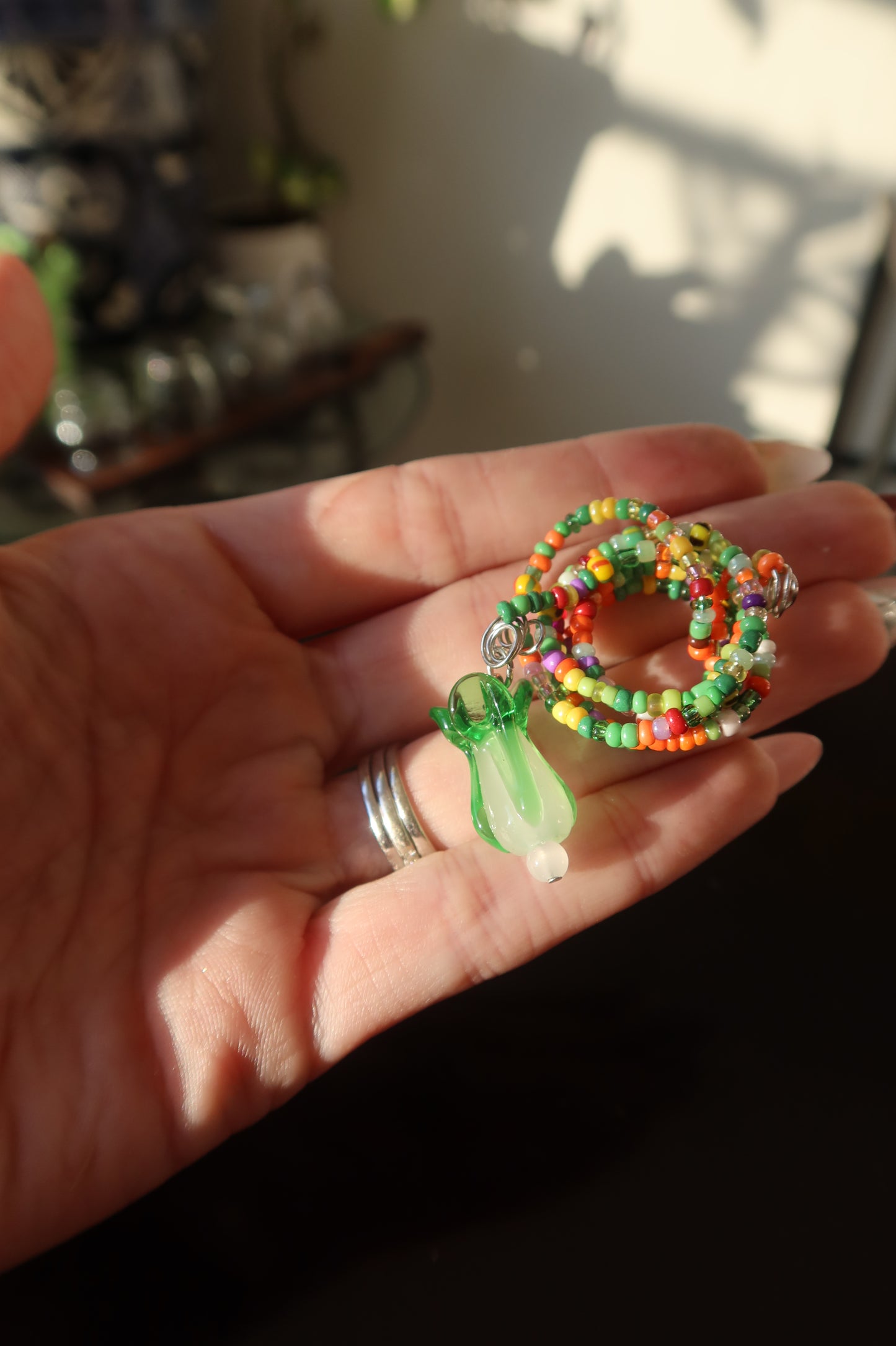 Veggie Plant Wraps with Glass Charms - Harvest Collection