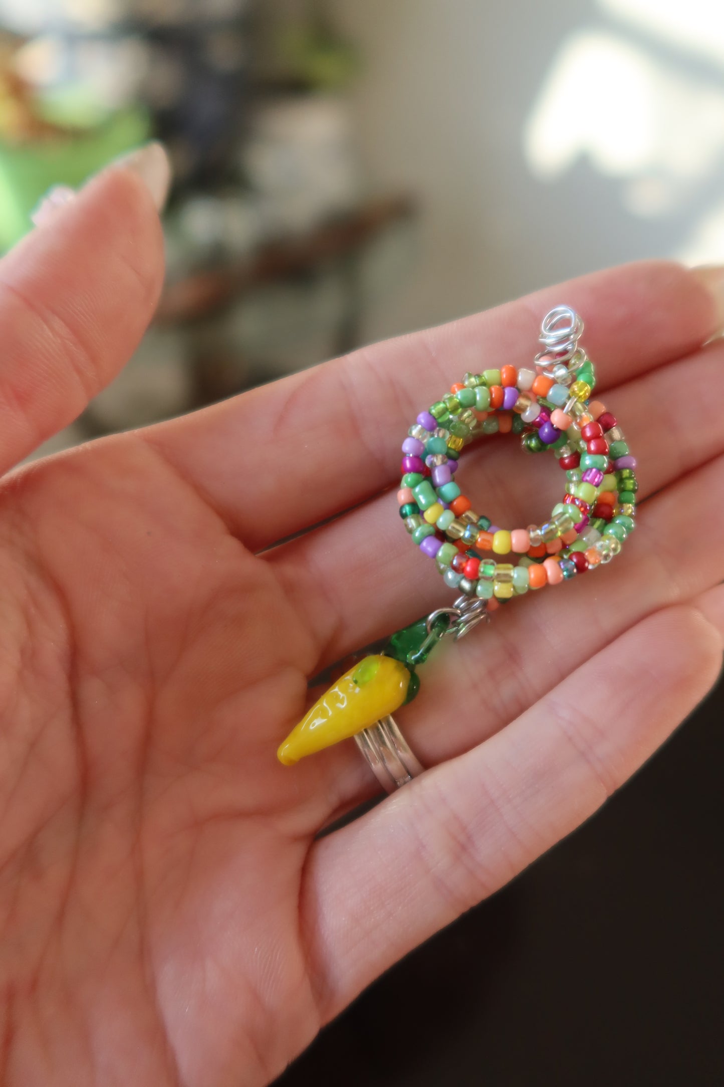 Veggie Plant Wraps with Glass Charms - Harvest Collection