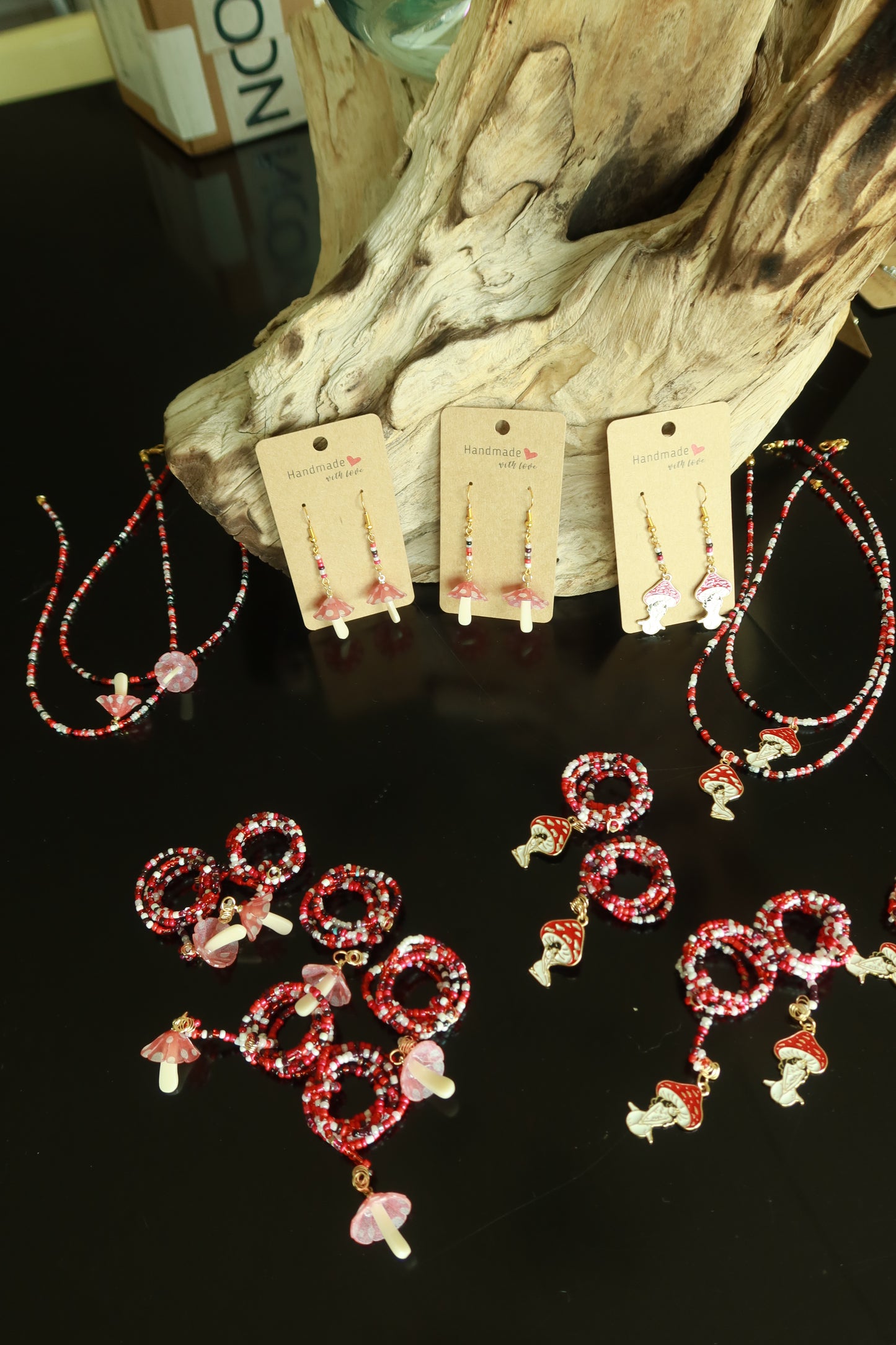 3D Mushroom Necklace