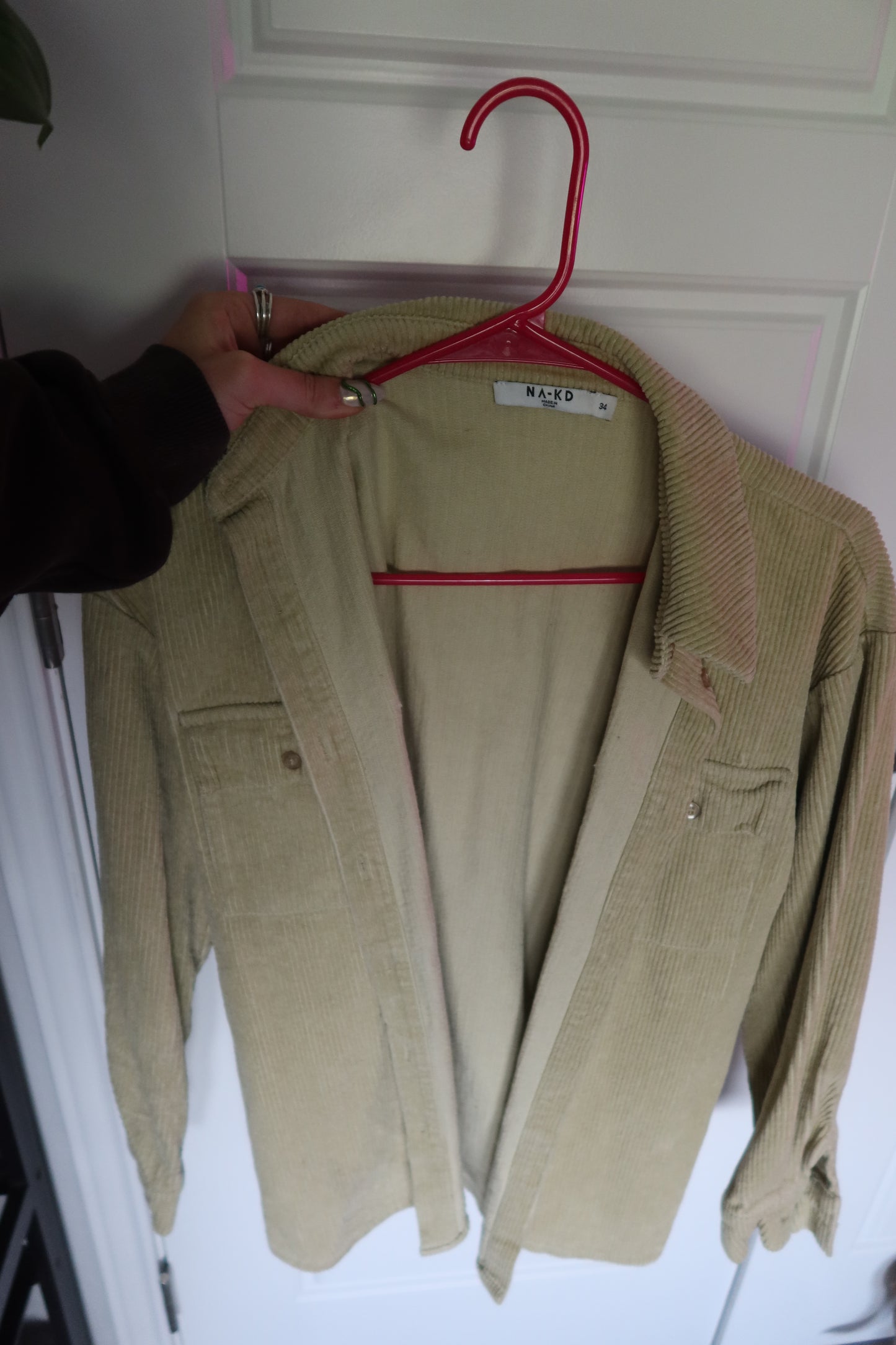 corduroy button up