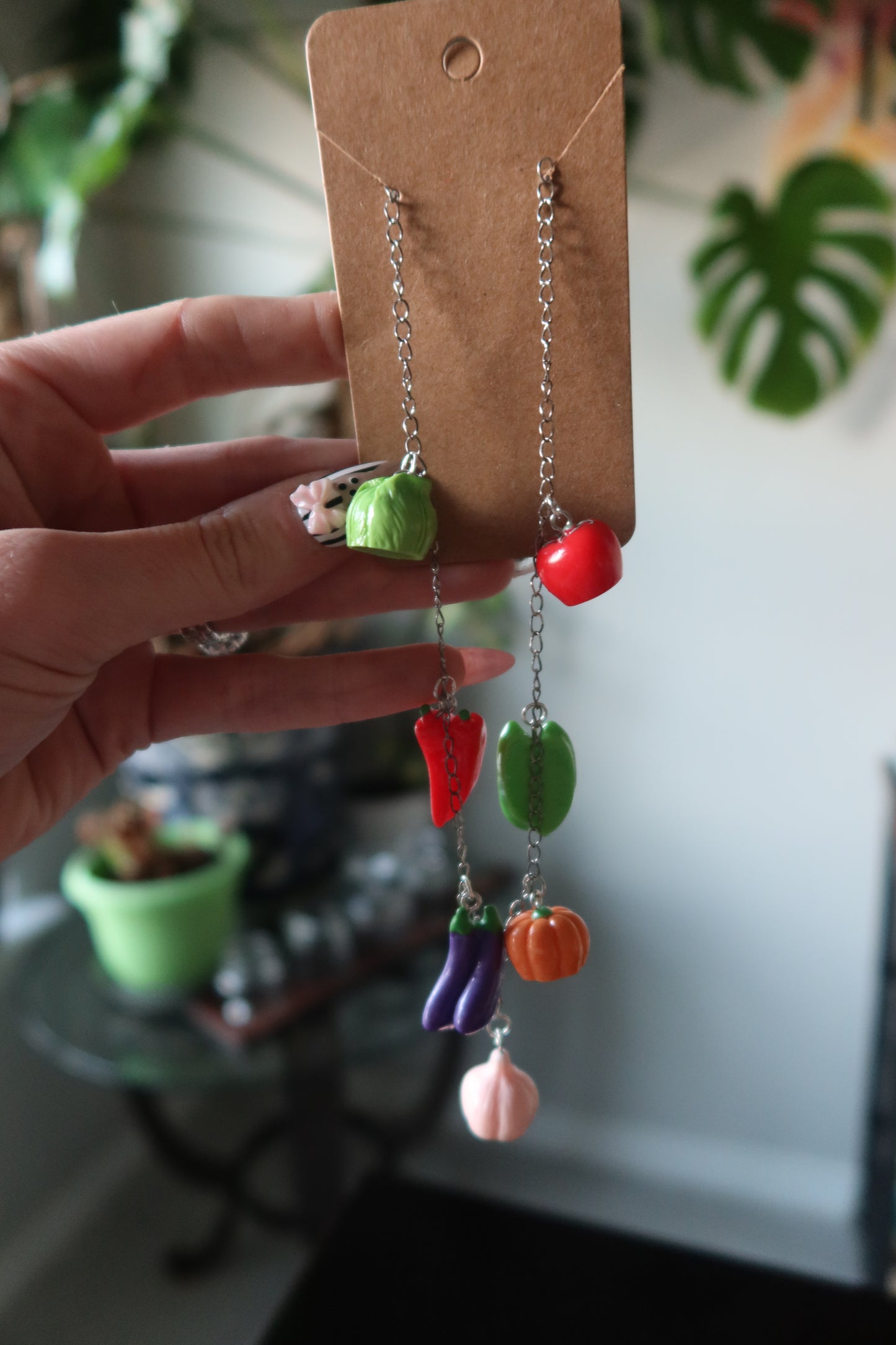 Resin Veggie Charm Necklace – Harvest Collection