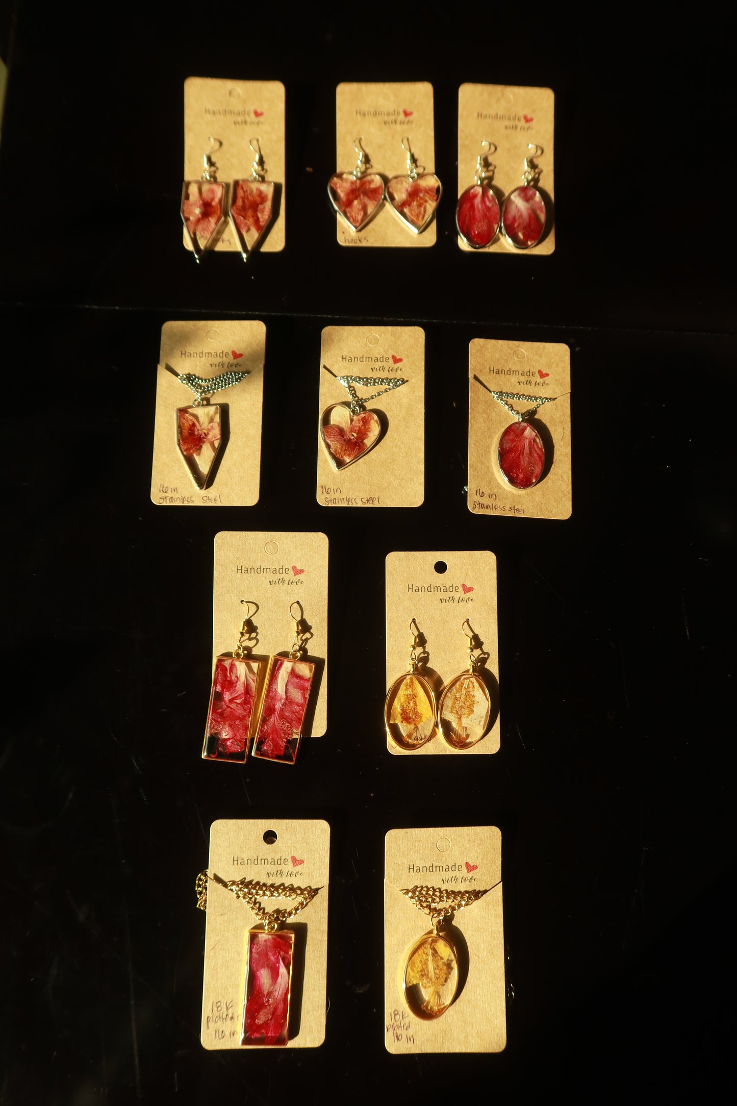Silver Banner Orchid Bloom Earrings