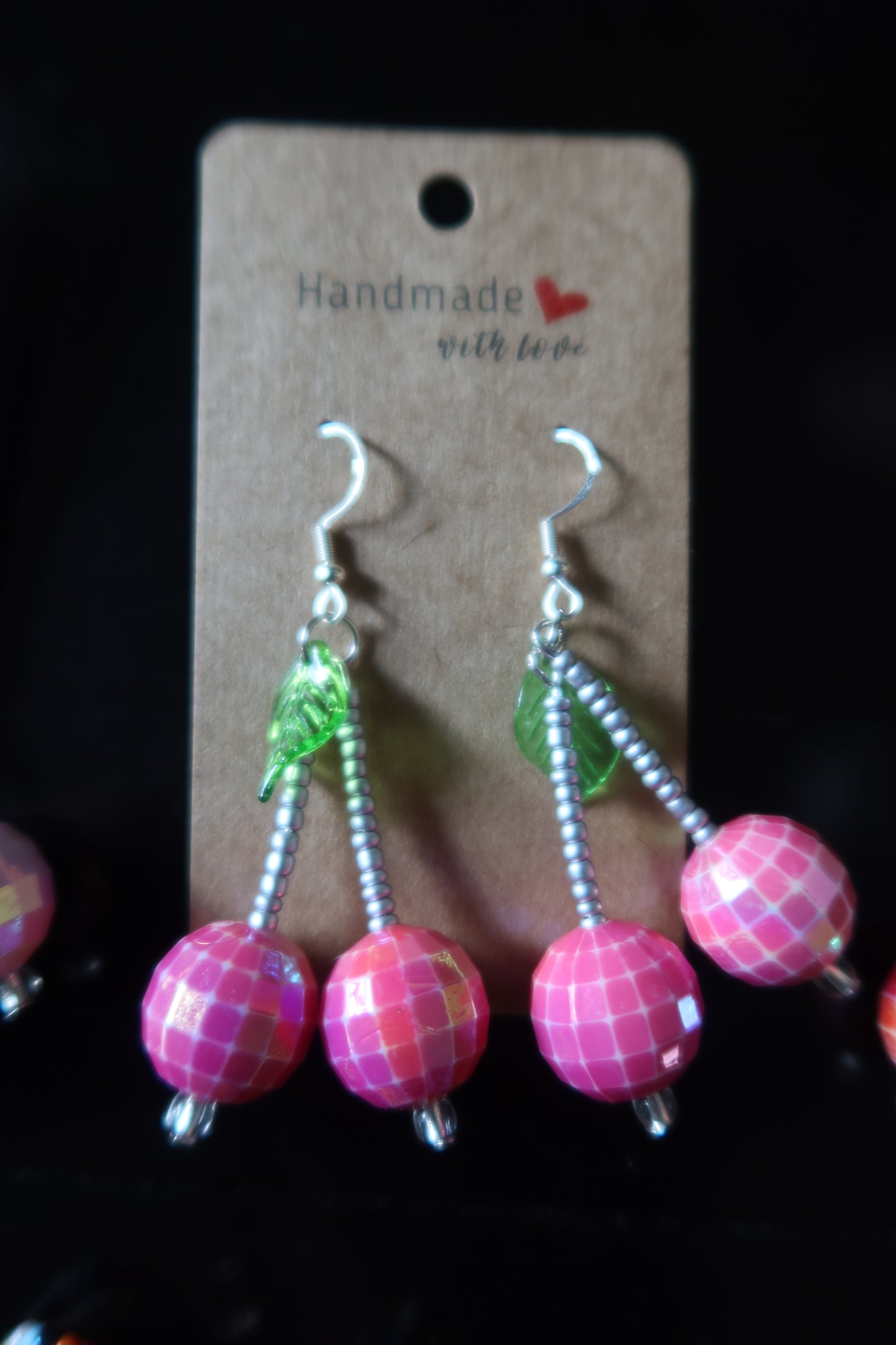 Disco Cherry Earrings - Disco Collection