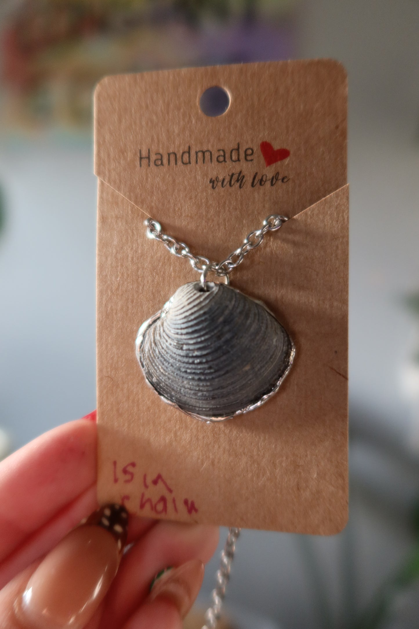 Dark Mermaid Shell Necklace