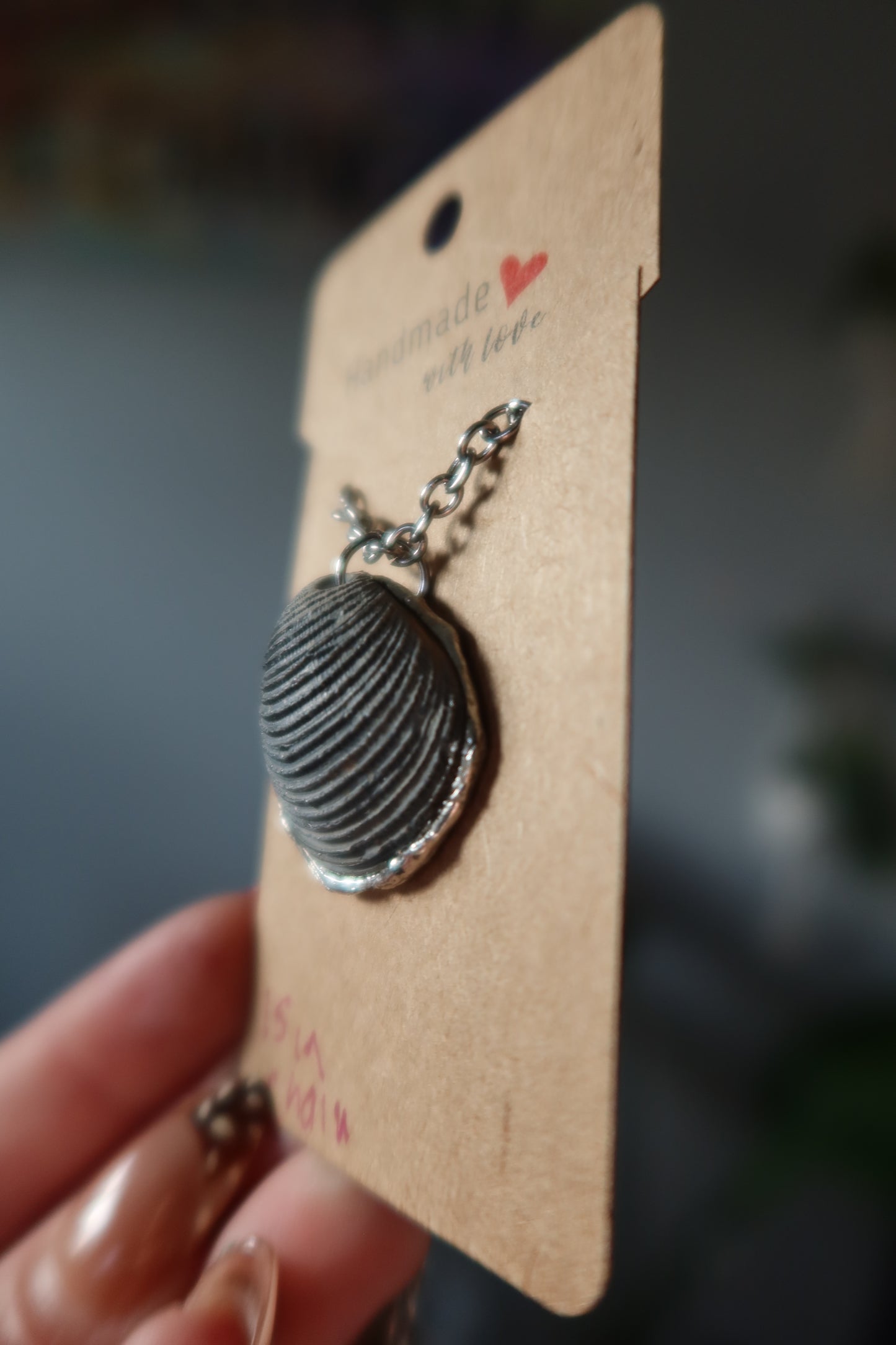 Dark Mermaid Shell Necklace