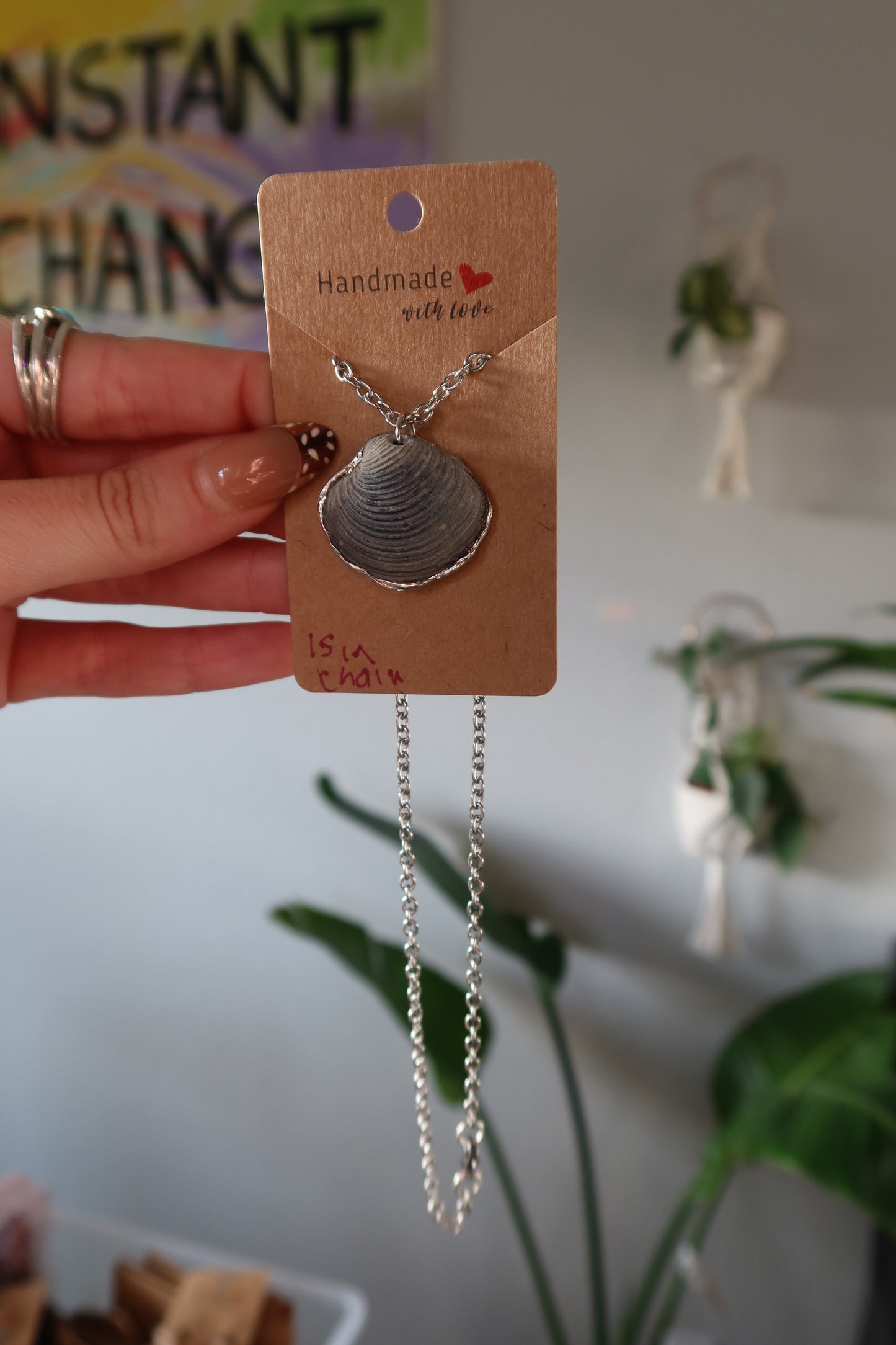 Dark Mermaid Shell Necklace