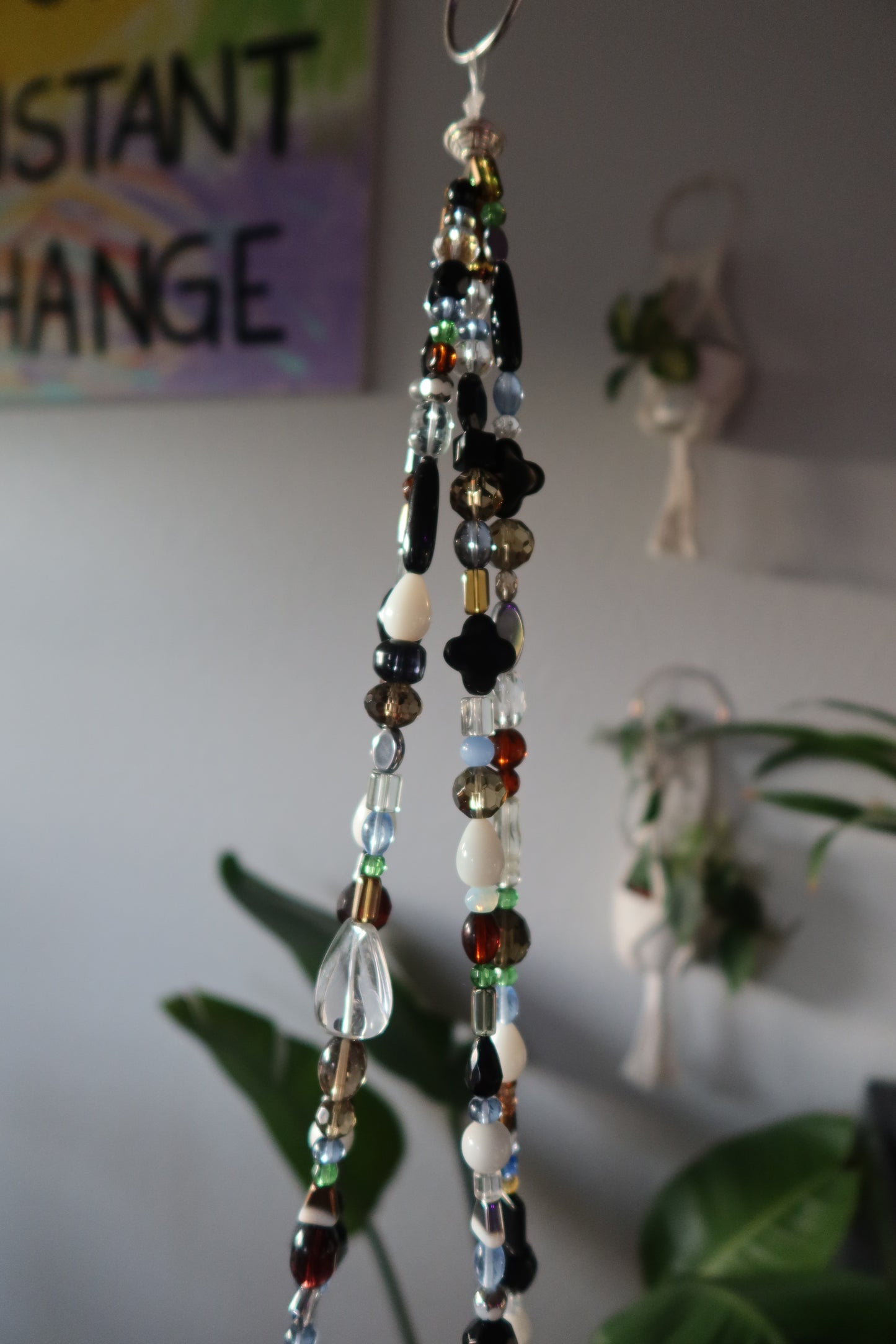 Mother Earth Glass Beaded Plant Hanger