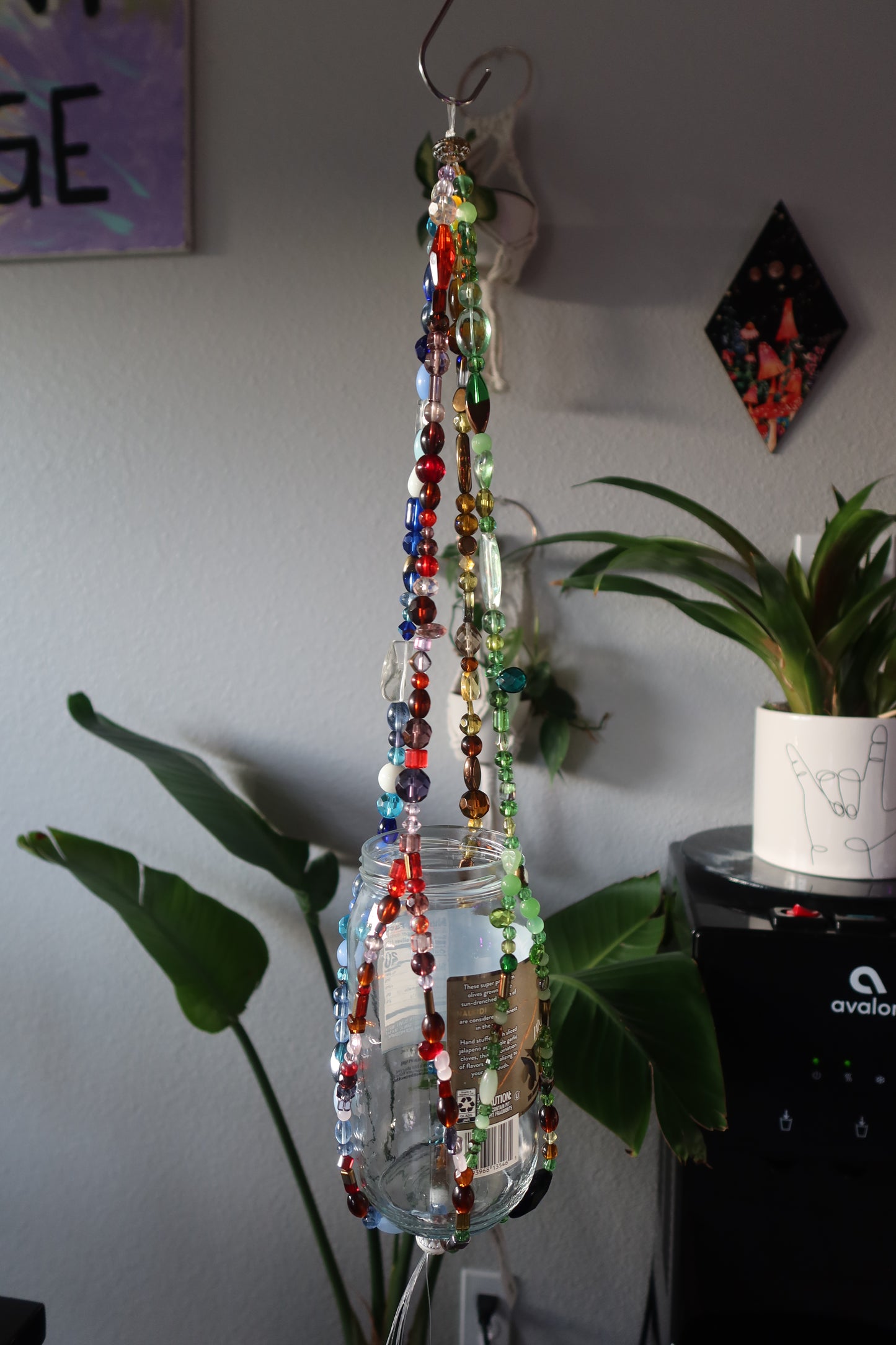 Glass Gem Rainbow Plant Hanger