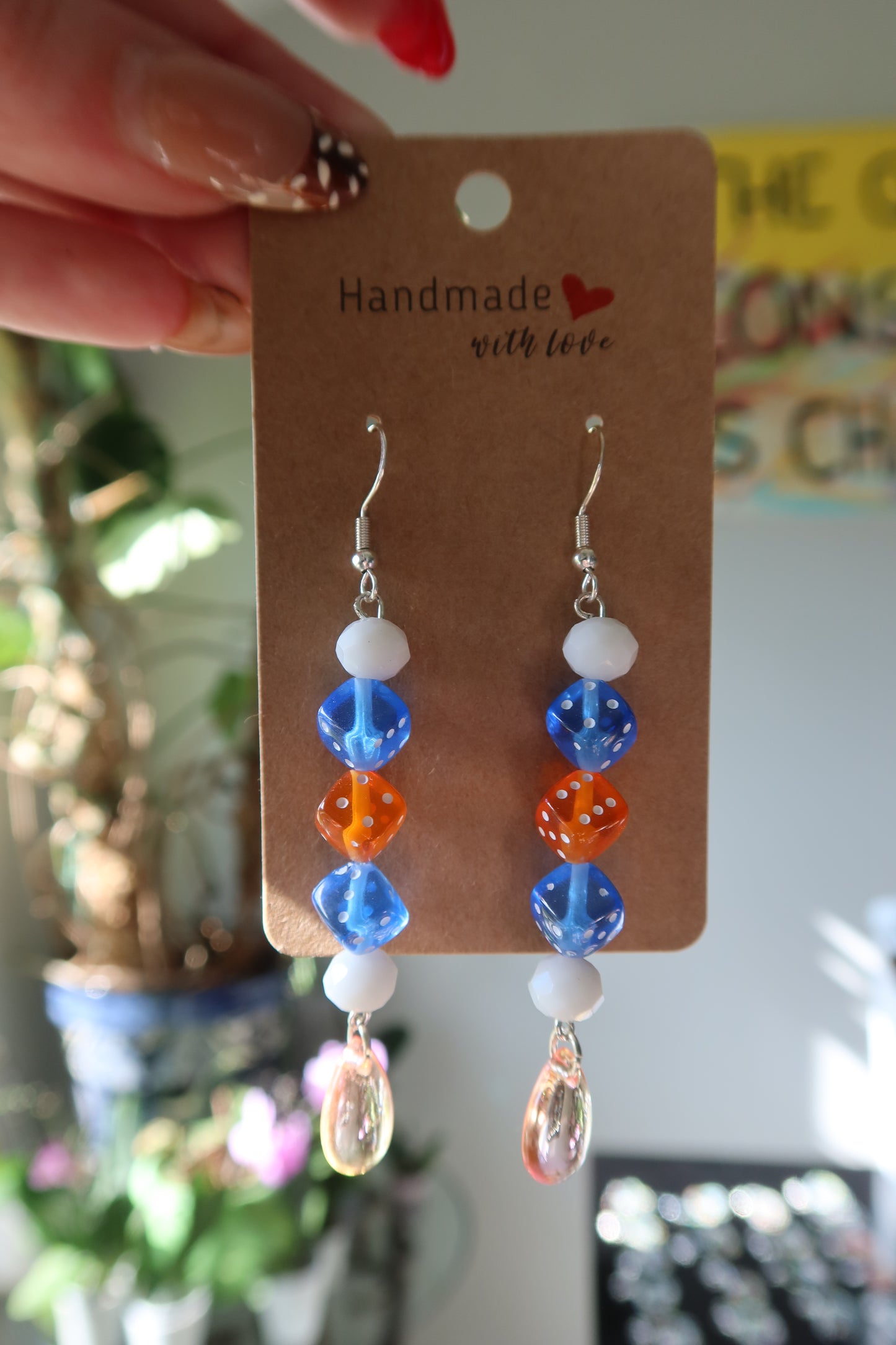 Dice Drop Earrings