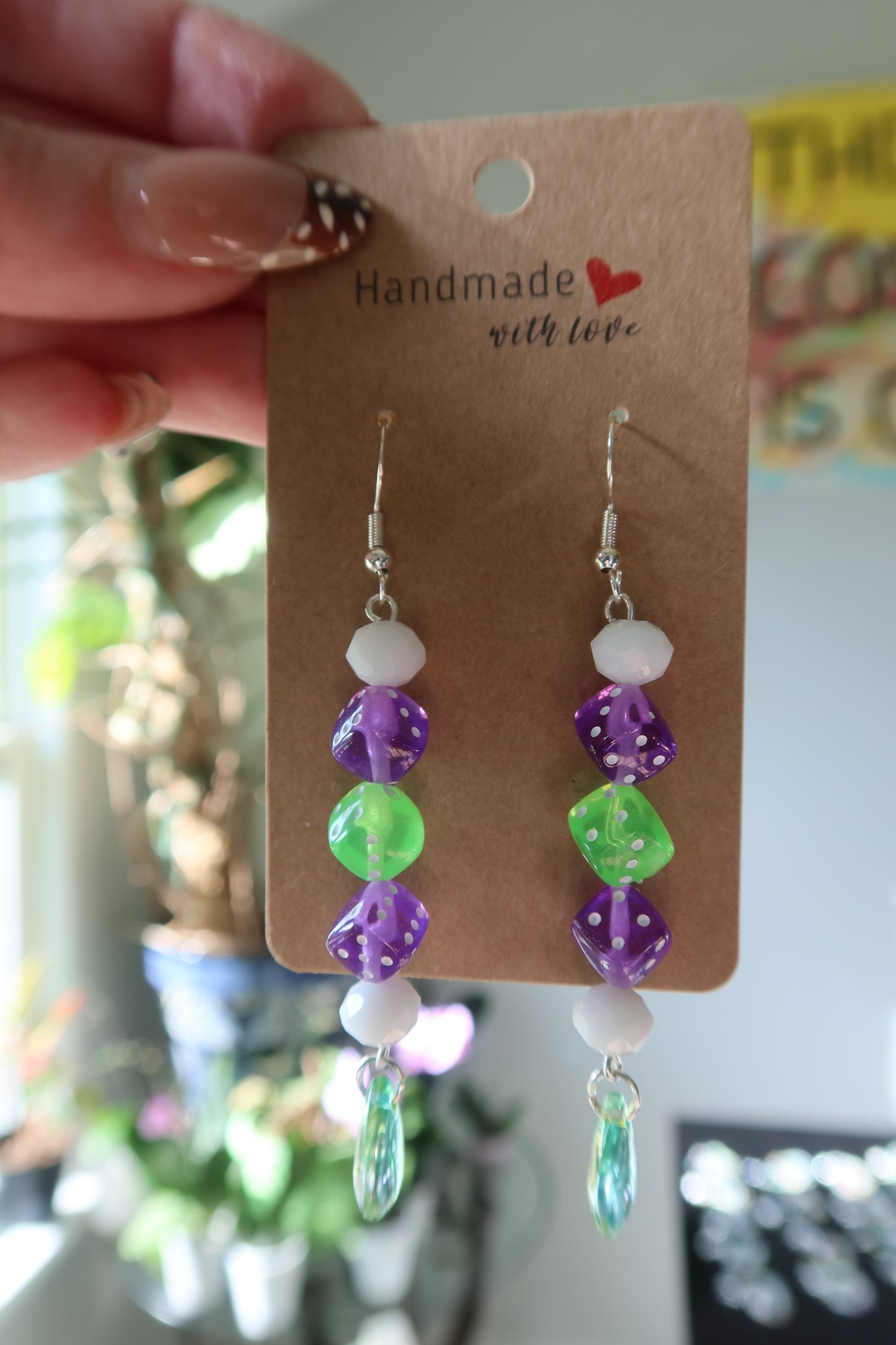 Dice Drop Earrings