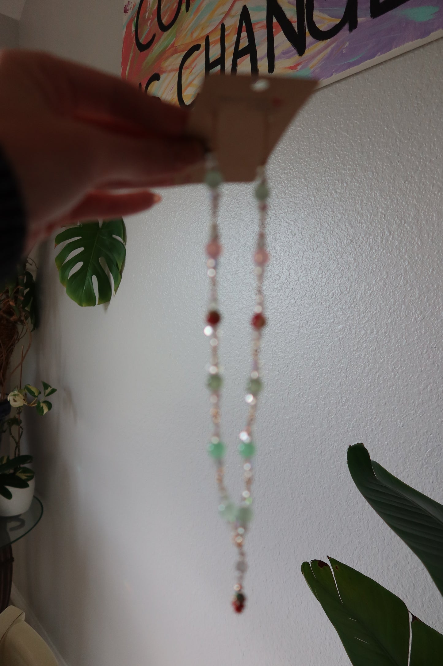 Strawberry Beaded Necklaces – 15 in & 18in