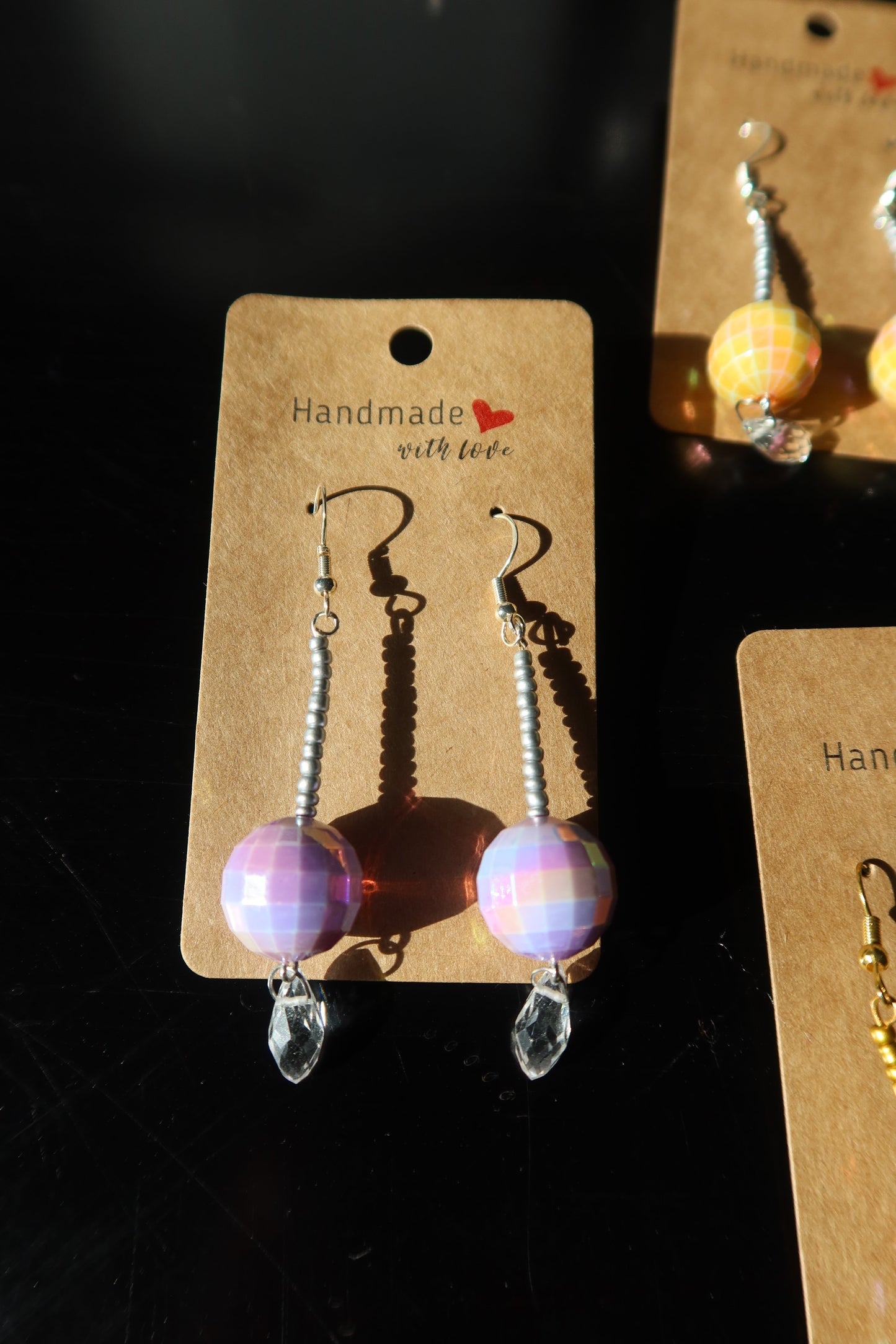 Disco Ball Crystal Earrings