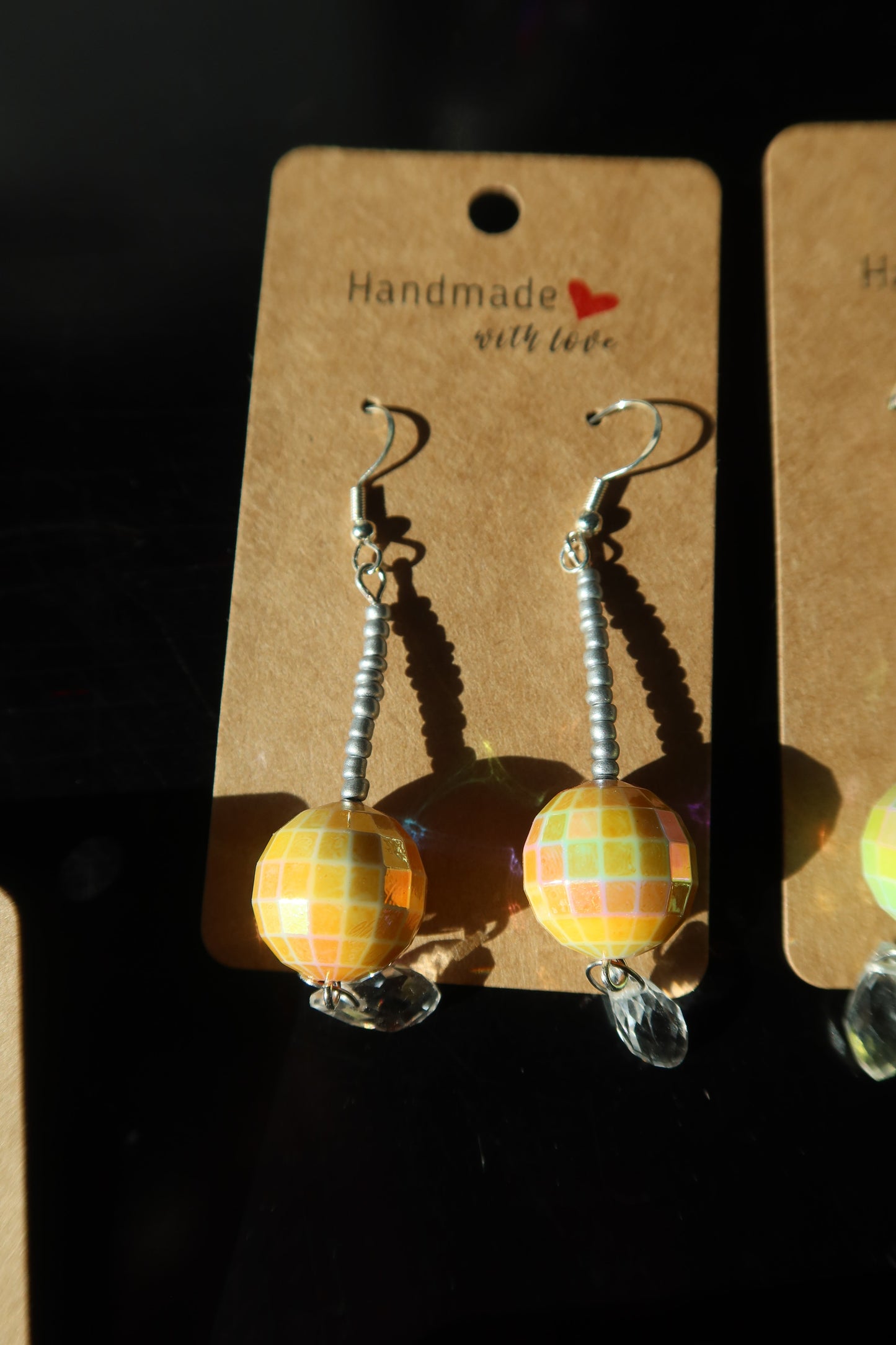Disco Ball Crystal Earrings