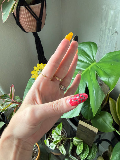 Sunshine Sunflower Bloom Ring