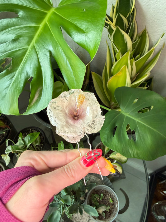 Hibiscus Hair Pin