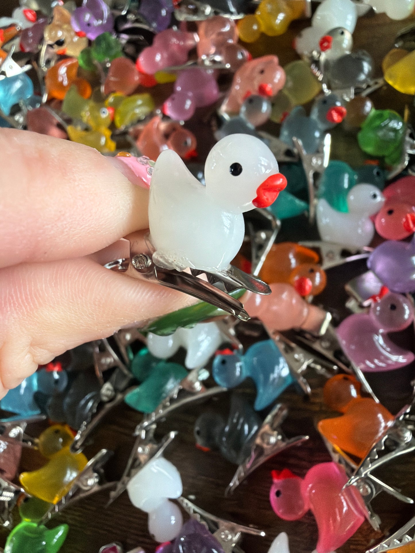 🐥 Mini Duck Critter Clips