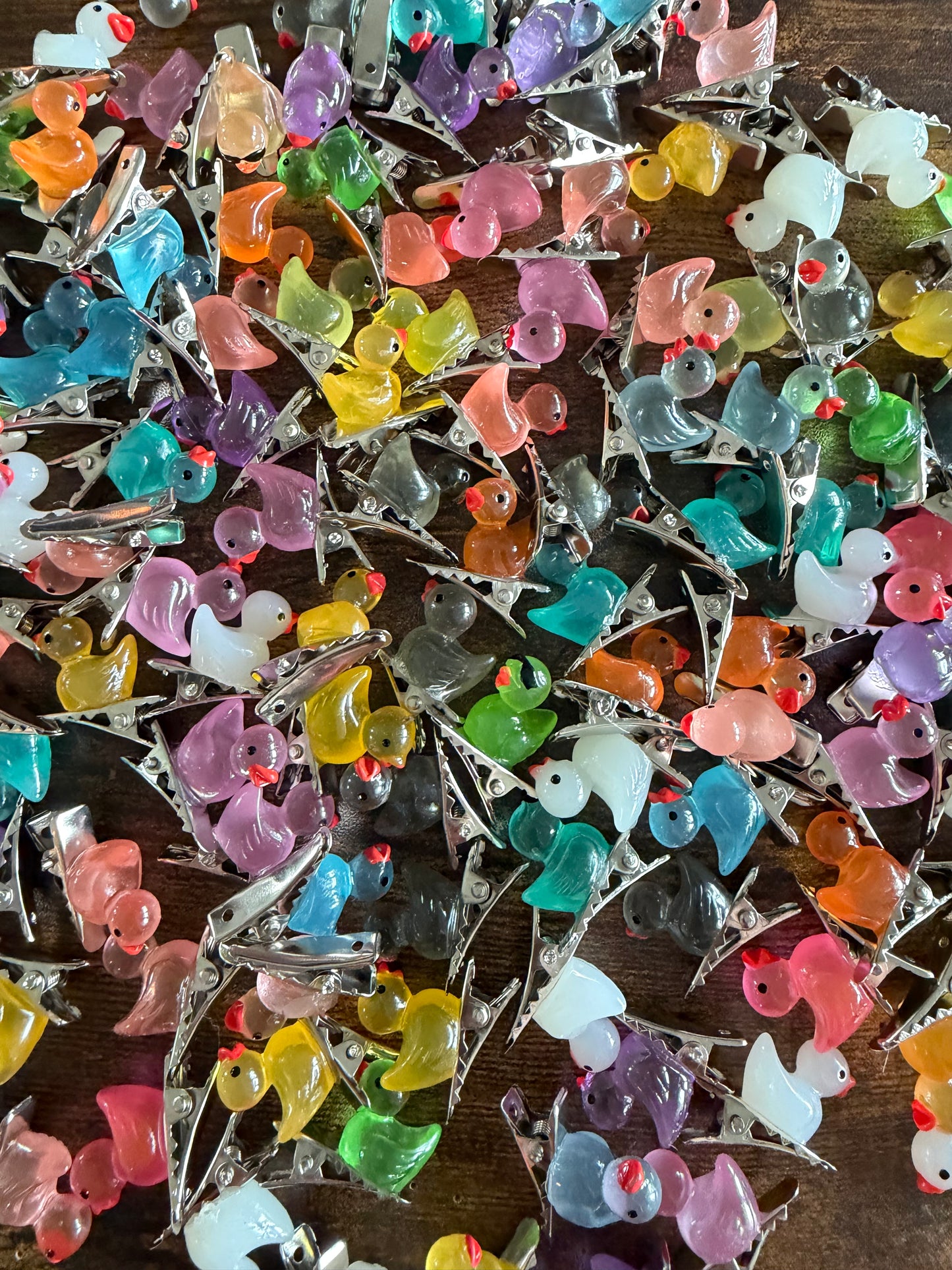 🐥 Mini Duck Critter Clips