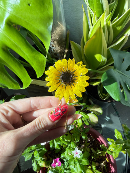 Sunflower Hair Pin