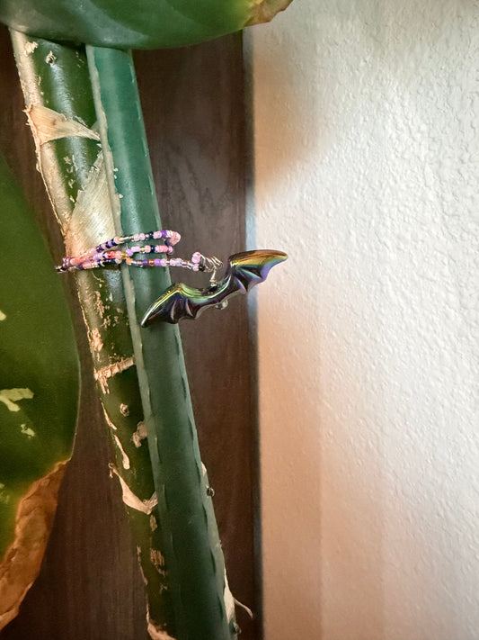 Iridescent Bat Wing Plant Wrap