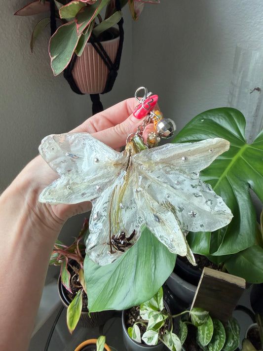 Moonlight Lily Disco Bloom Purse Charm