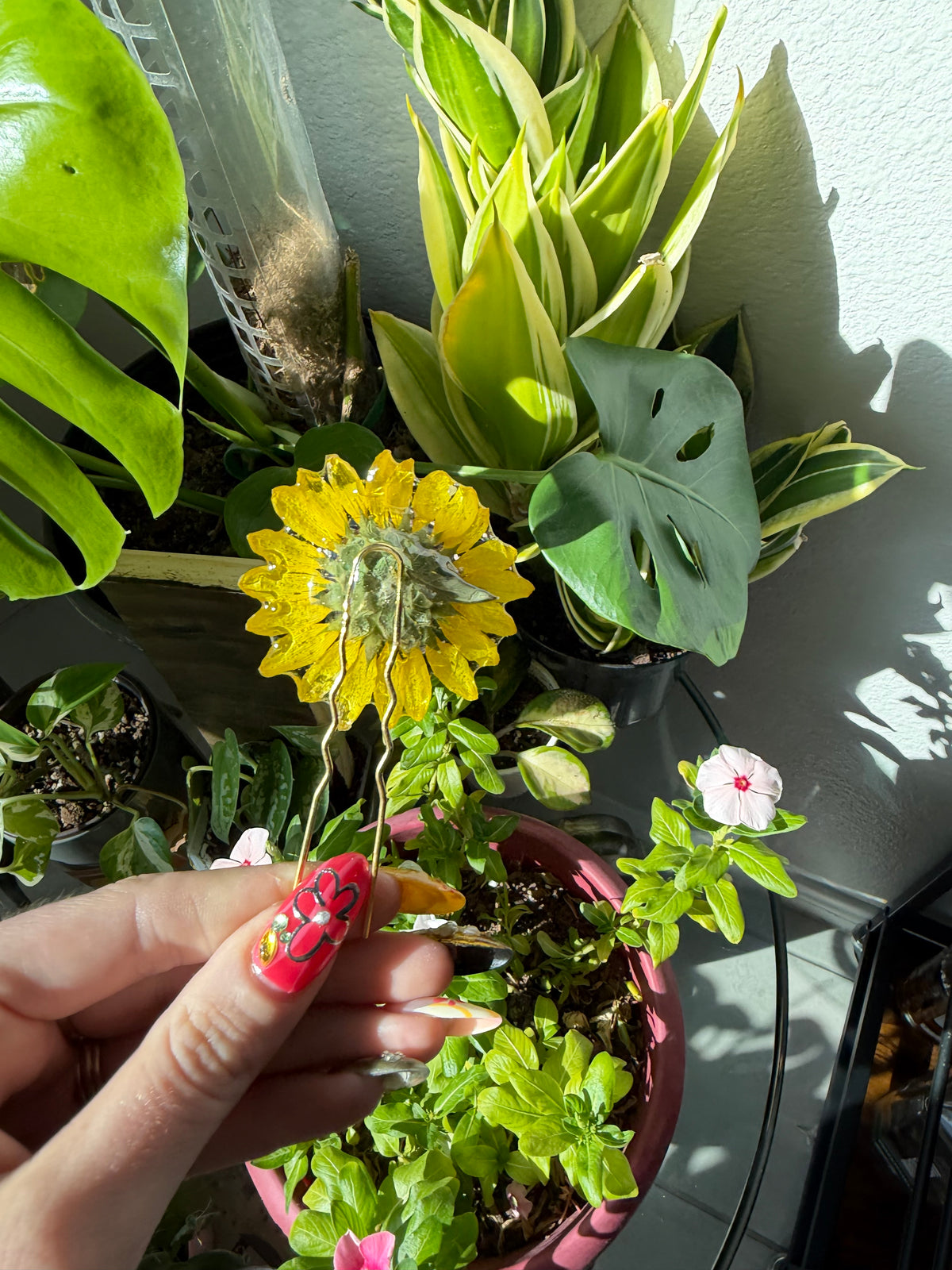 Sunflower Hair Pin